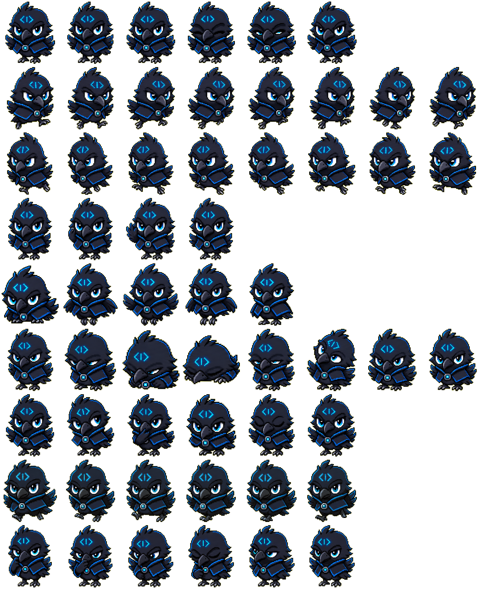Corvex spritesheet preview