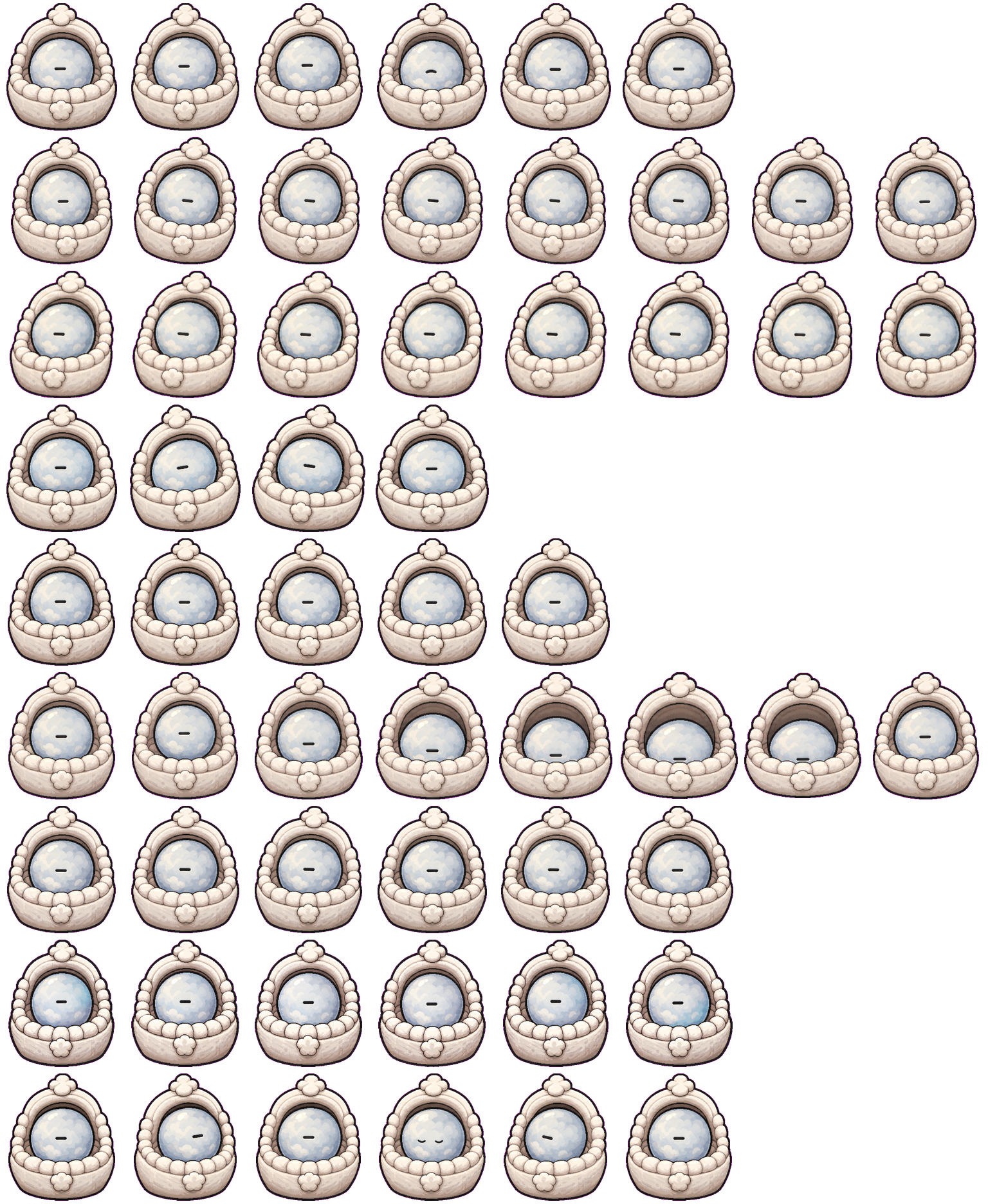 Cotton Bead Cradle Codex Pet アニメーションデスクトップペットのプレビュー