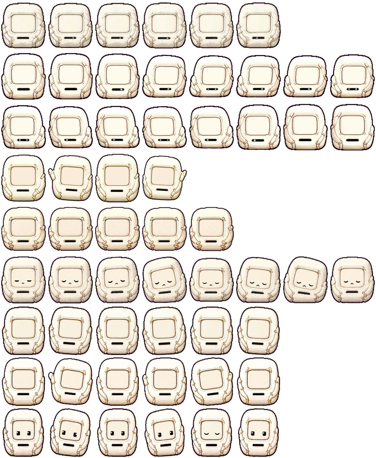 Cotton Label Runner animated desktop pet preview for Codex Pet