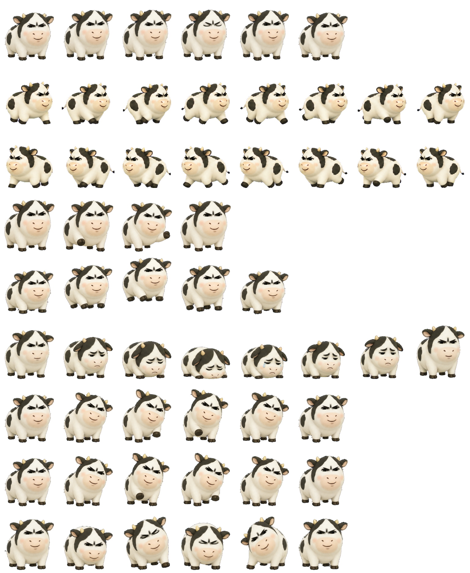 Cow Meme Pet animated desktop pet preview for Codex Pet