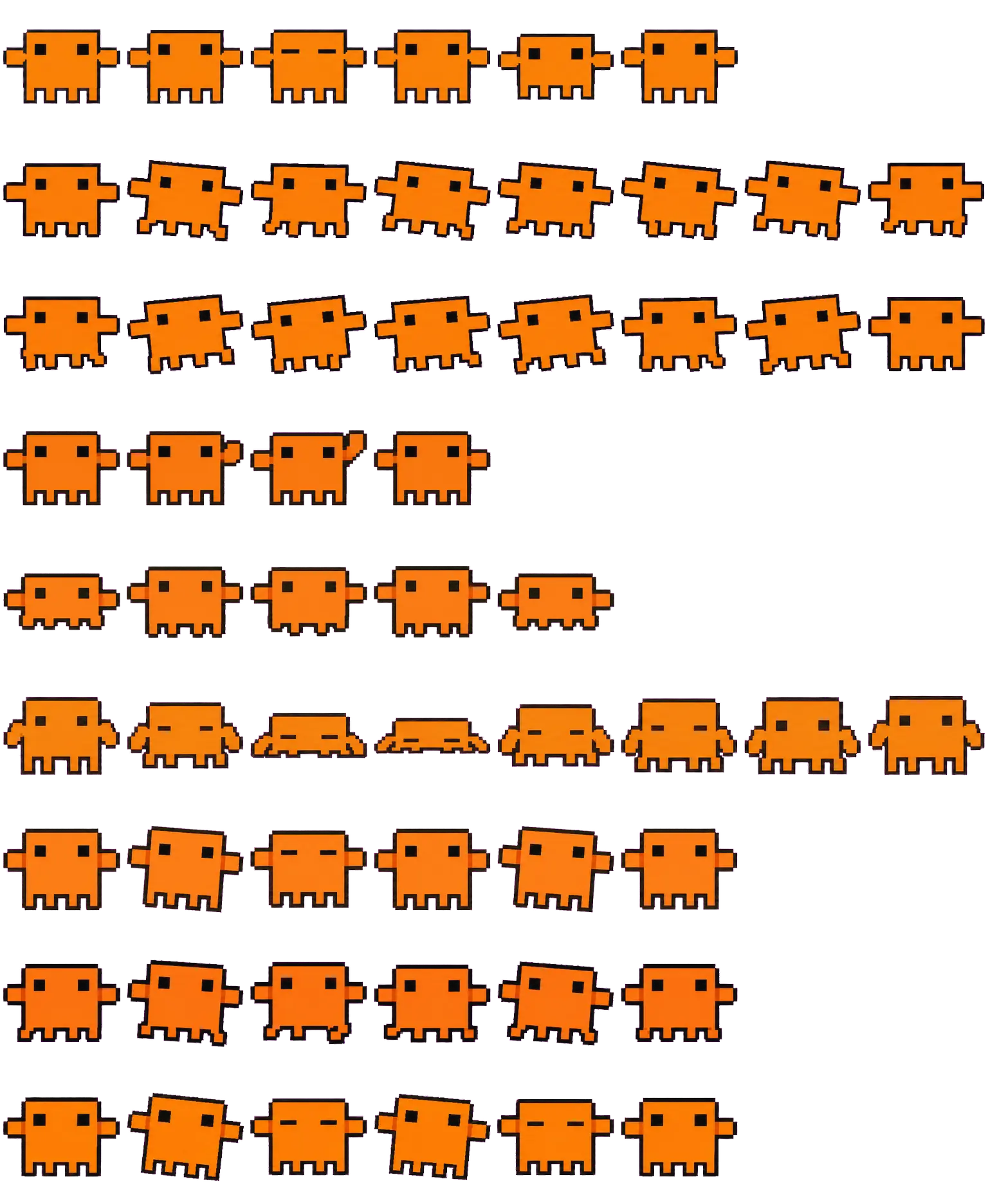 Crab Buddy spritesheet preview