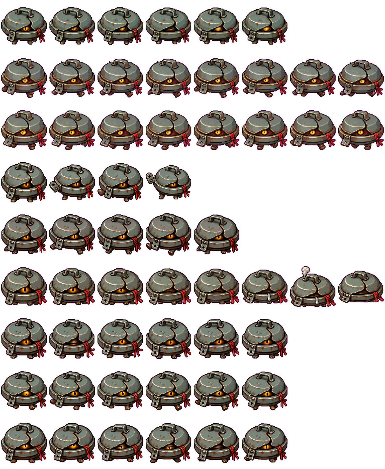 Cracked Bin Lid Codex Pet アニメーションデスクトップペットのプレビュー