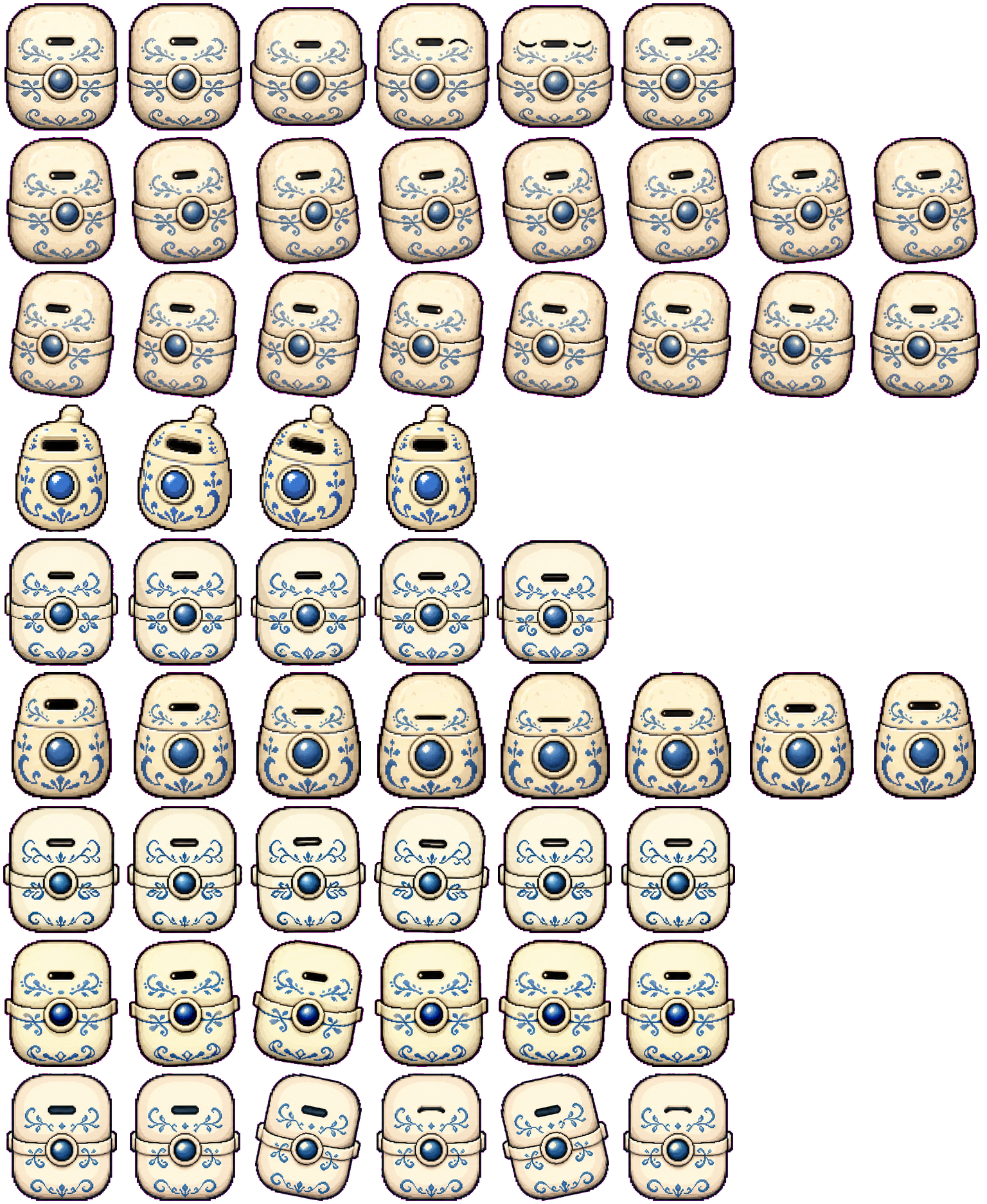 Creamware Bead Keeper animated desktop pet preview for Codex Pet