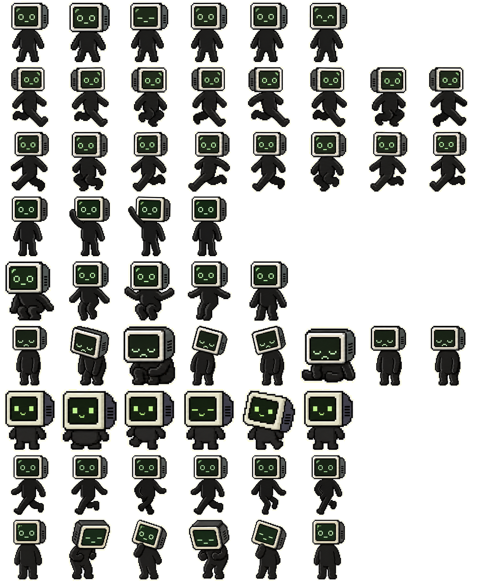 CRT Pal spritesheet preview