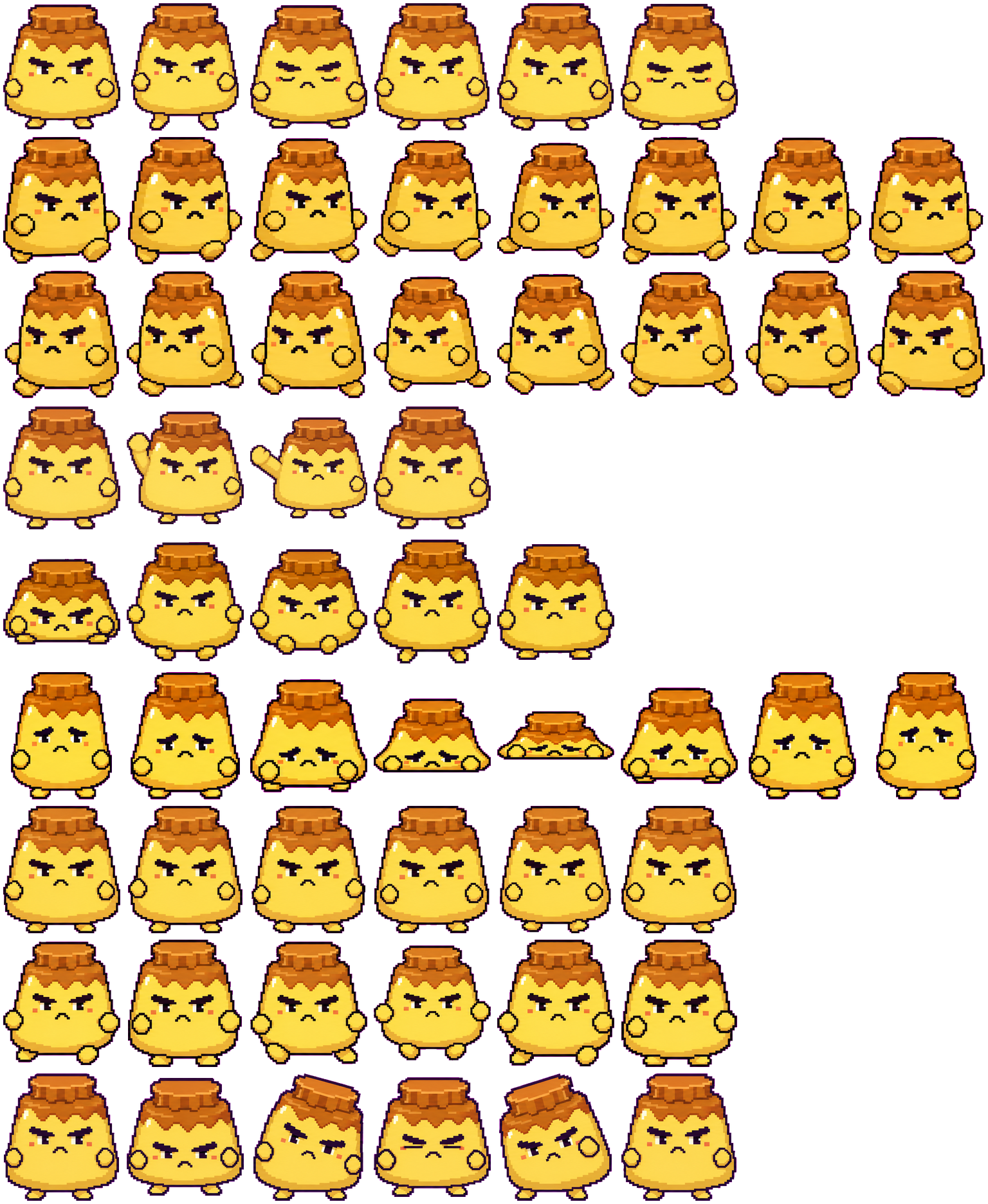 Custard spritesheet preview