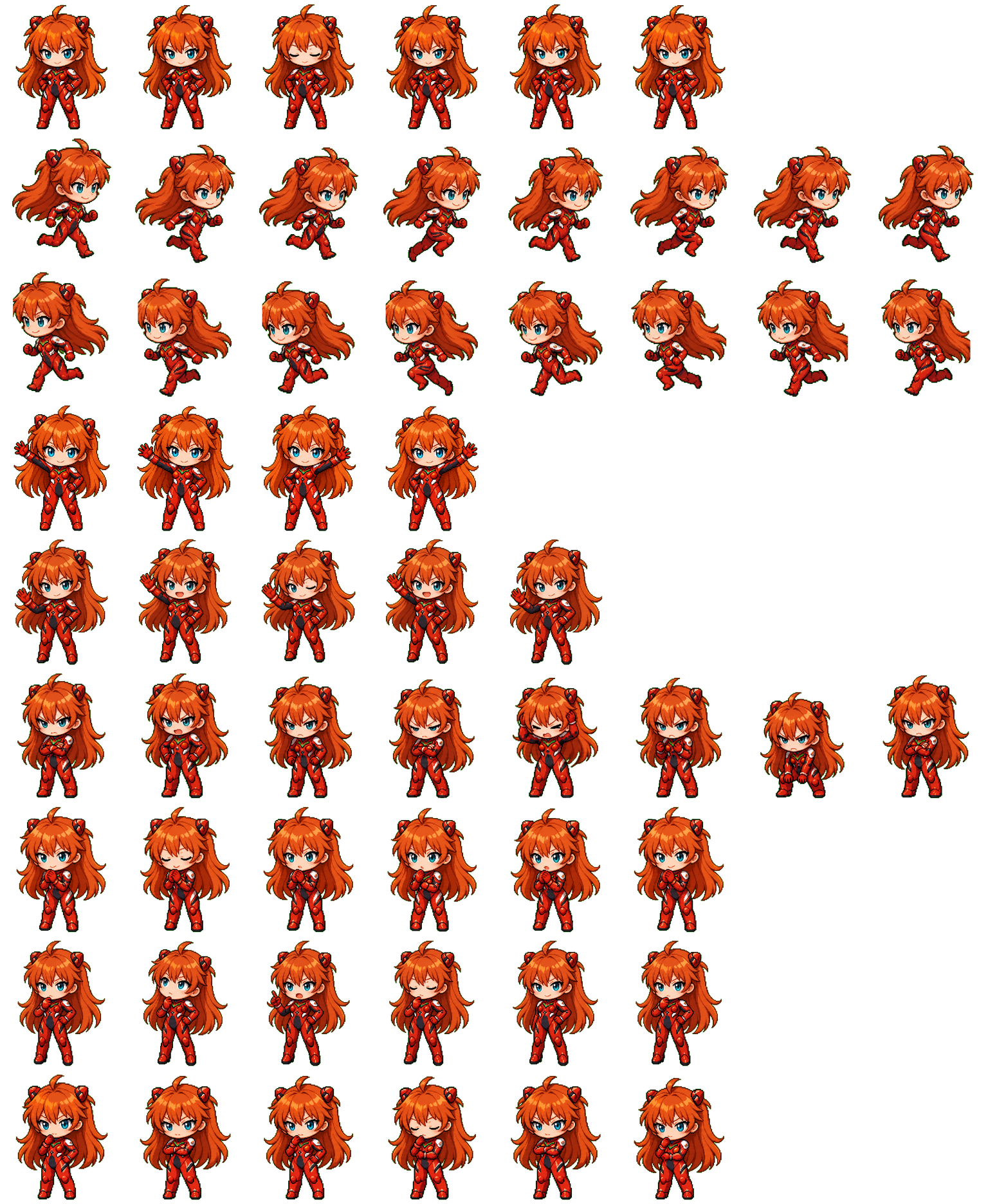 Q版明日香 Codex Pet 动态桌面宠物预览图
