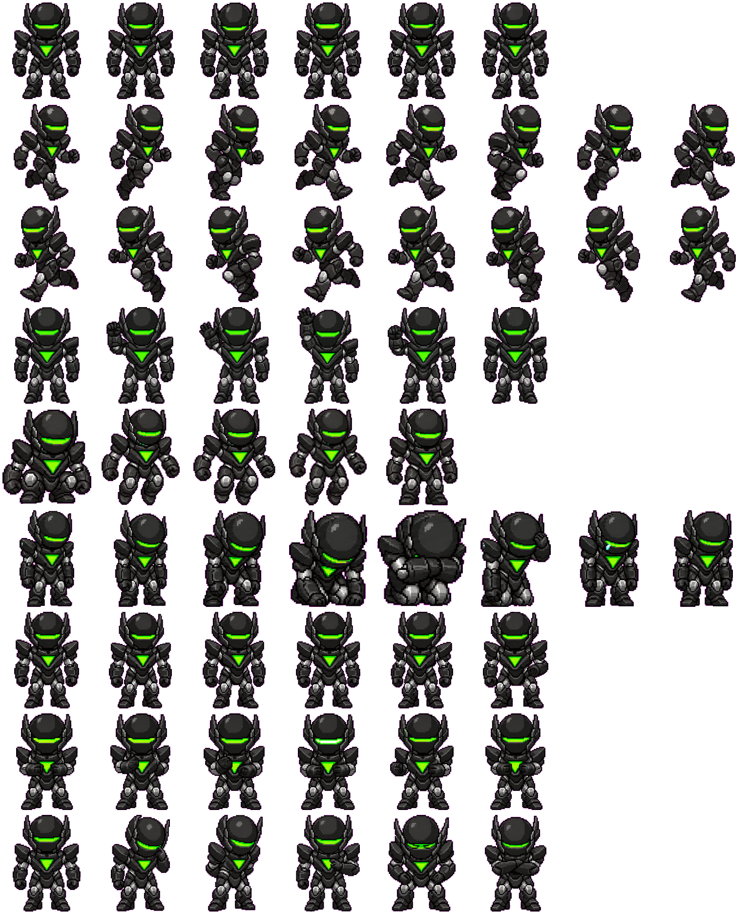 Cyber-Knight animated desktop pet preview for Codex Pet