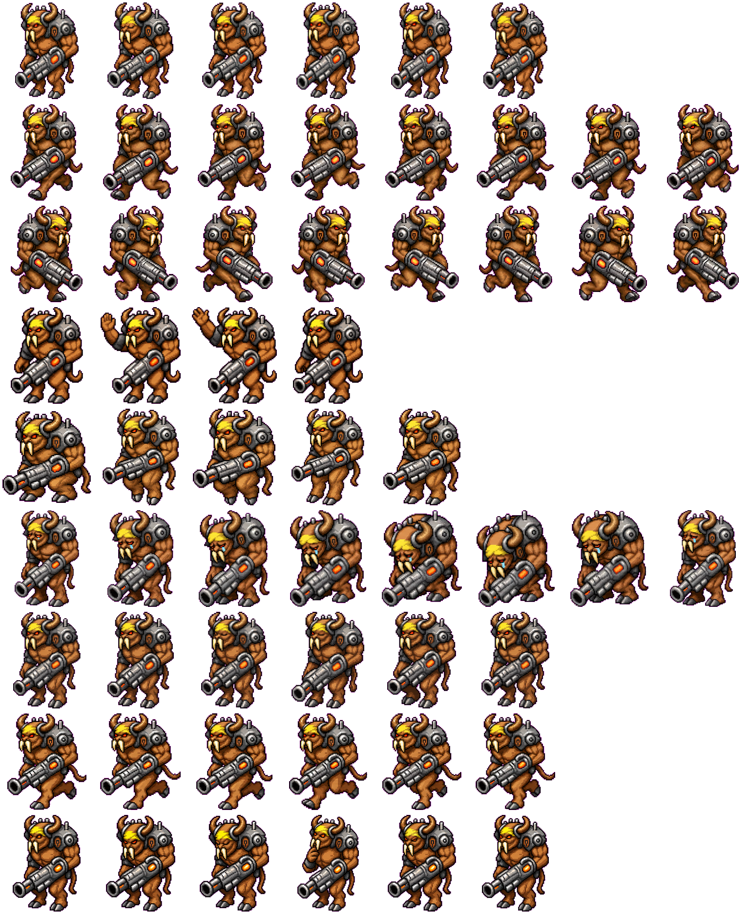 Cyberholk spritesheet preview