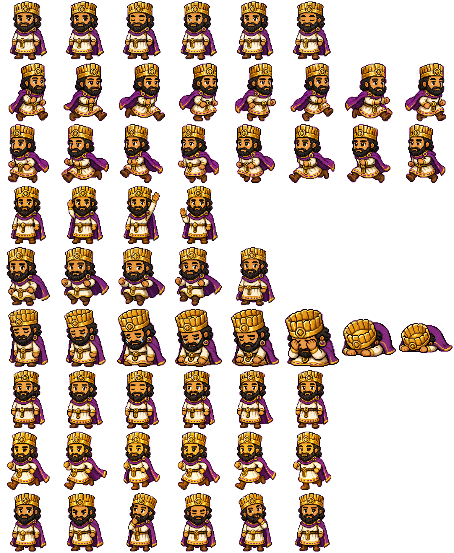 Cyrus the Great spritesheet preview
