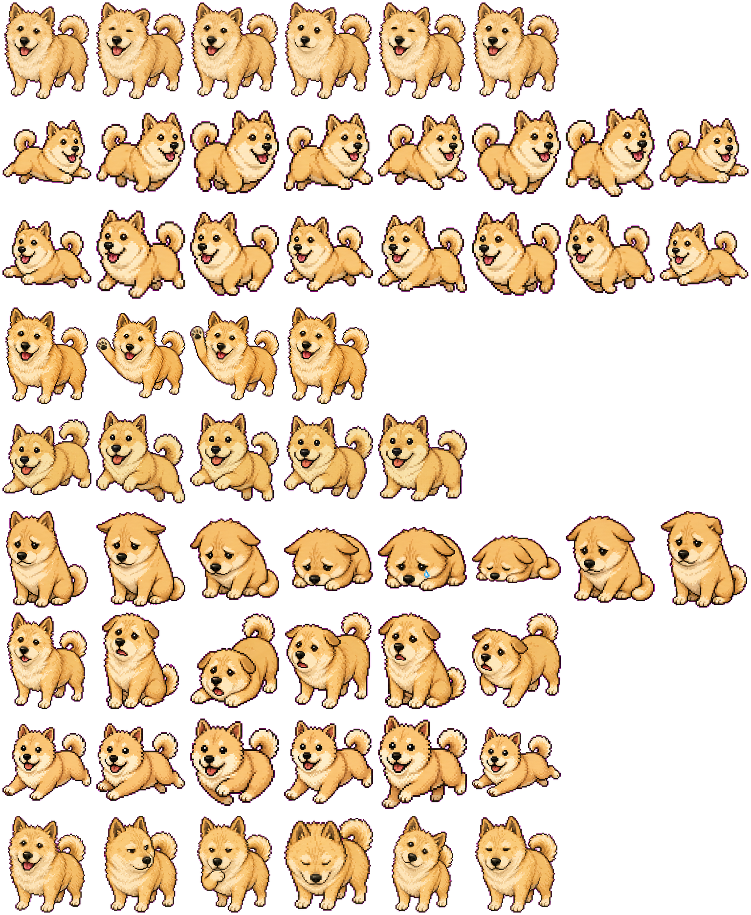 大福 spritesheet preview