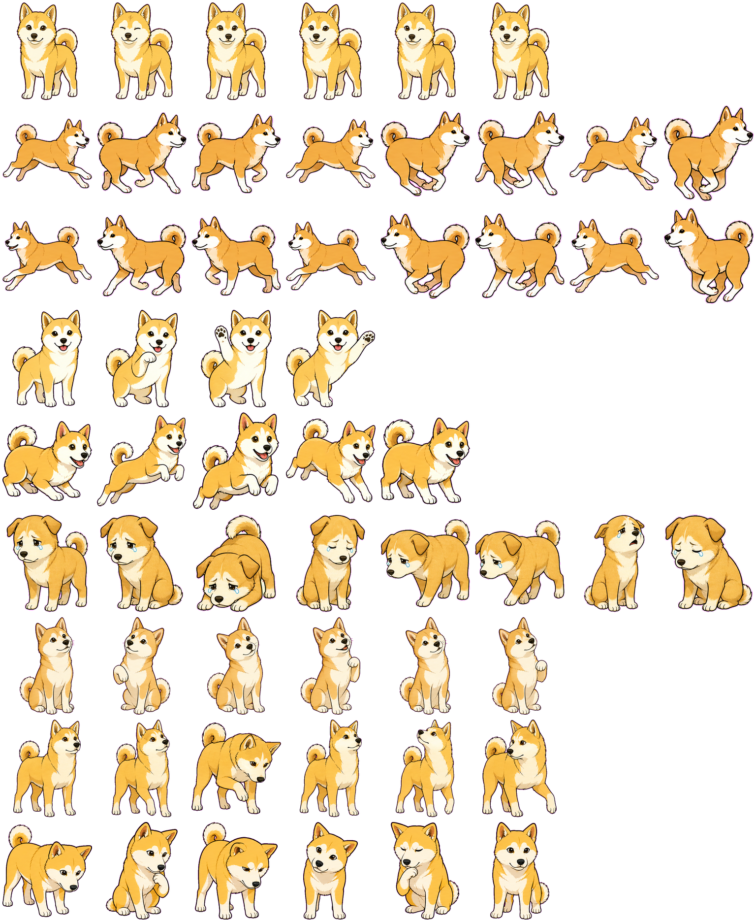 大黄 Codex Pet 动态桌面宠物预览图