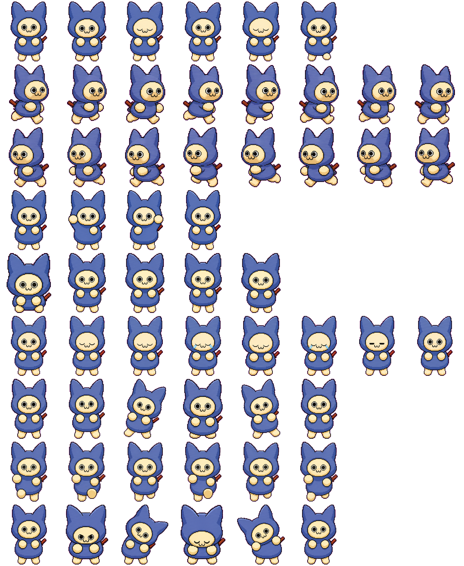 Daimao spritesheet preview