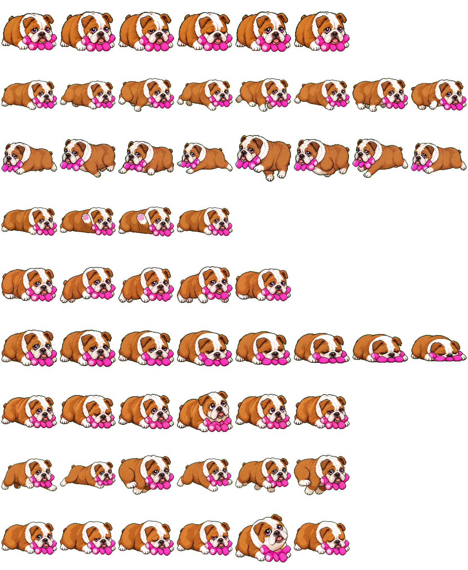 Daisy spritesheet preview