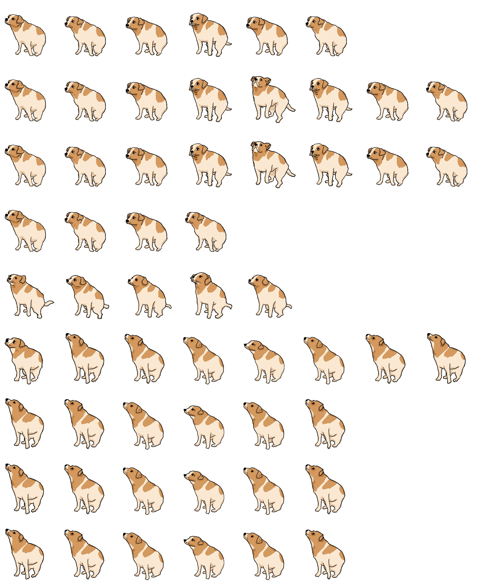 Dancing Dog animated desktop pet preview for Codex Pet