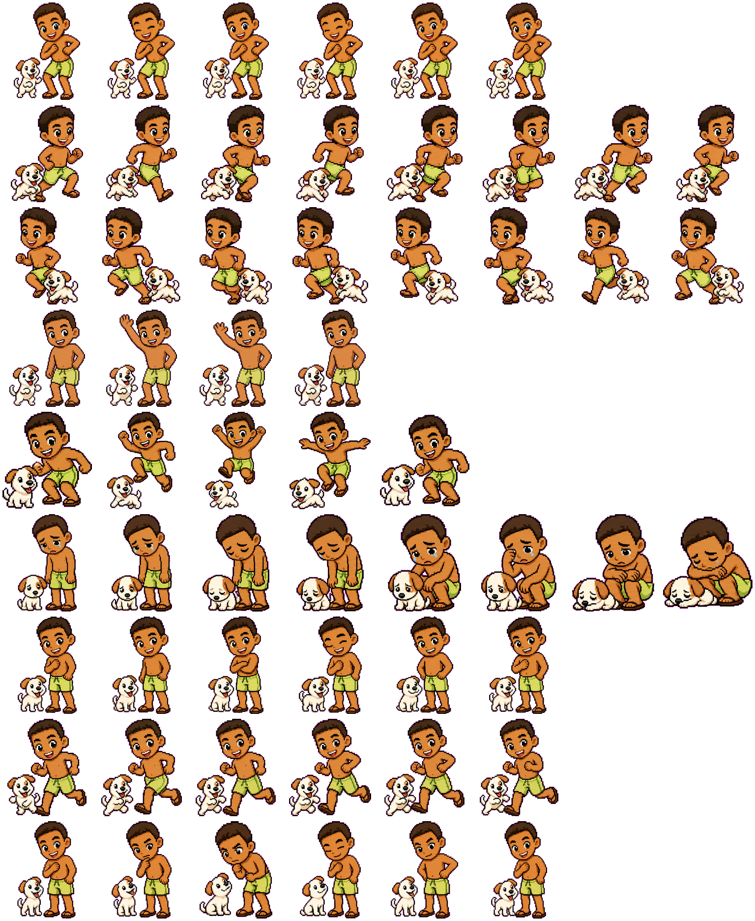 Dancinho spritesheet preview