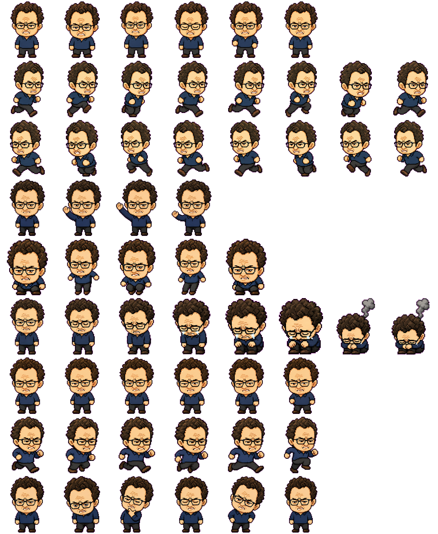 Dario spritesheet preview