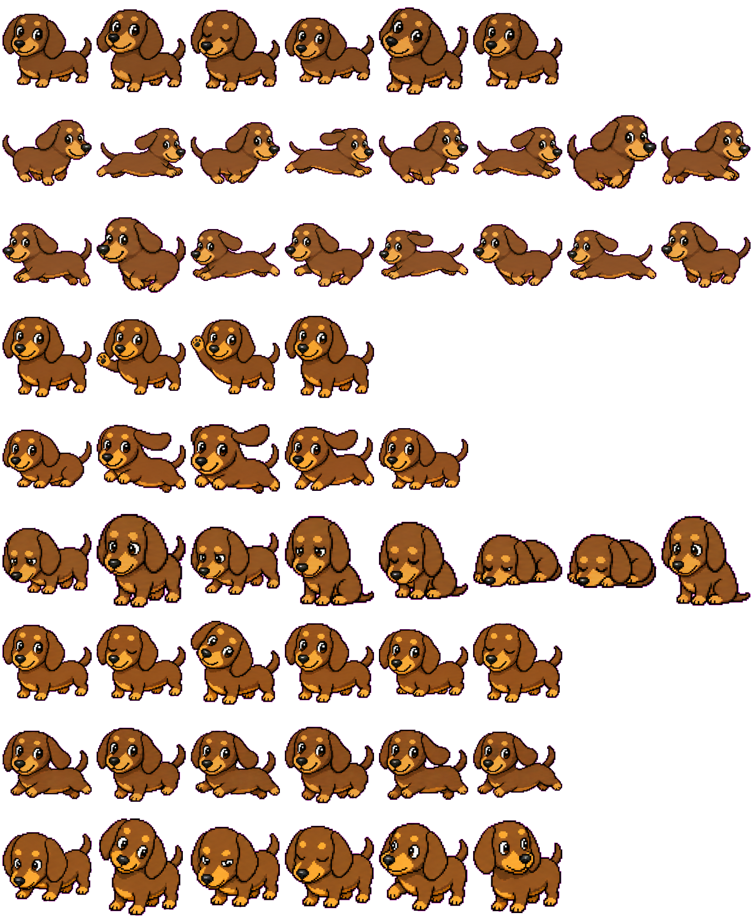 Dash spritesheet preview