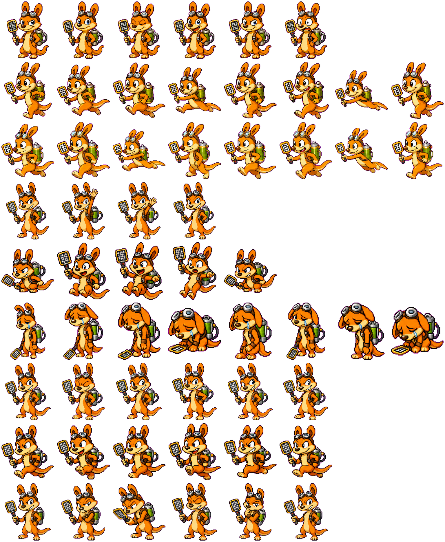 Daxter spritesheet preview