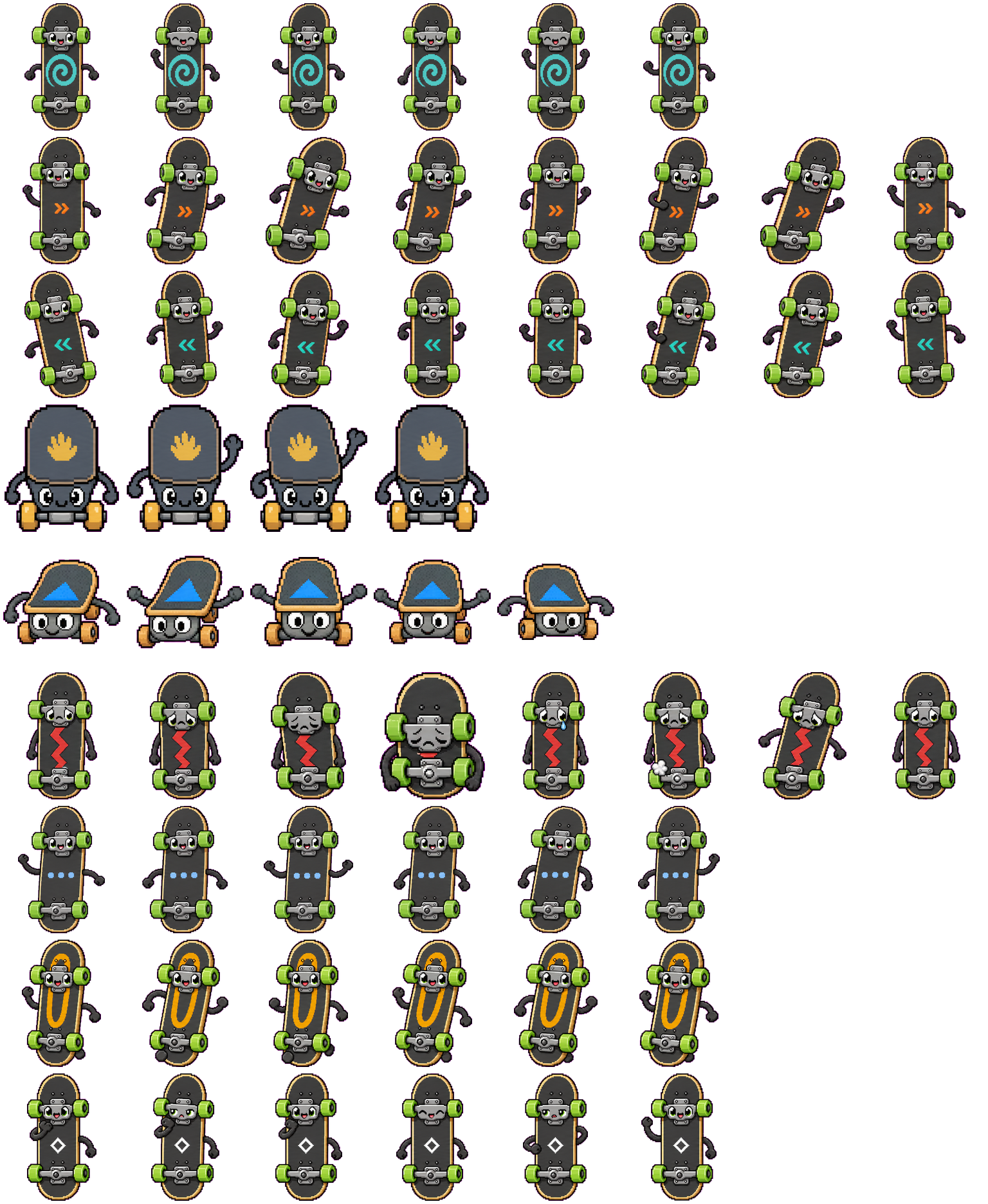 Decky spritesheet preview
