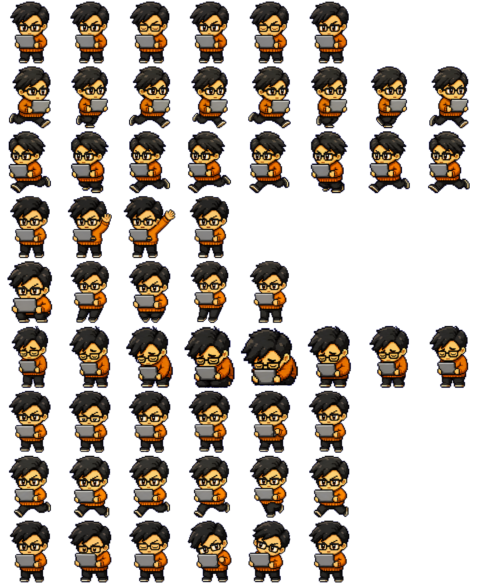 Deeka spritesheet preview