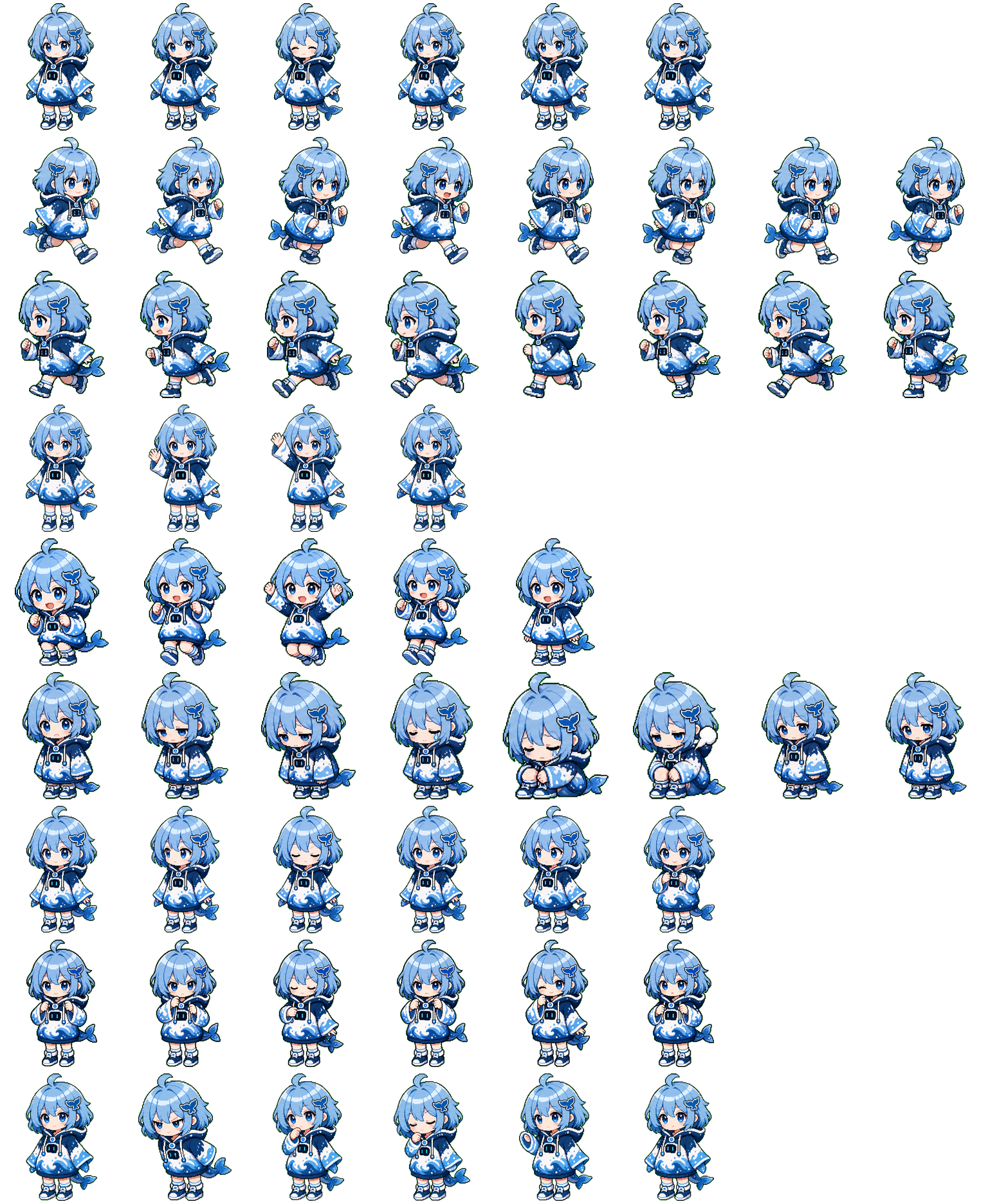 Deepfin spritesheet preview