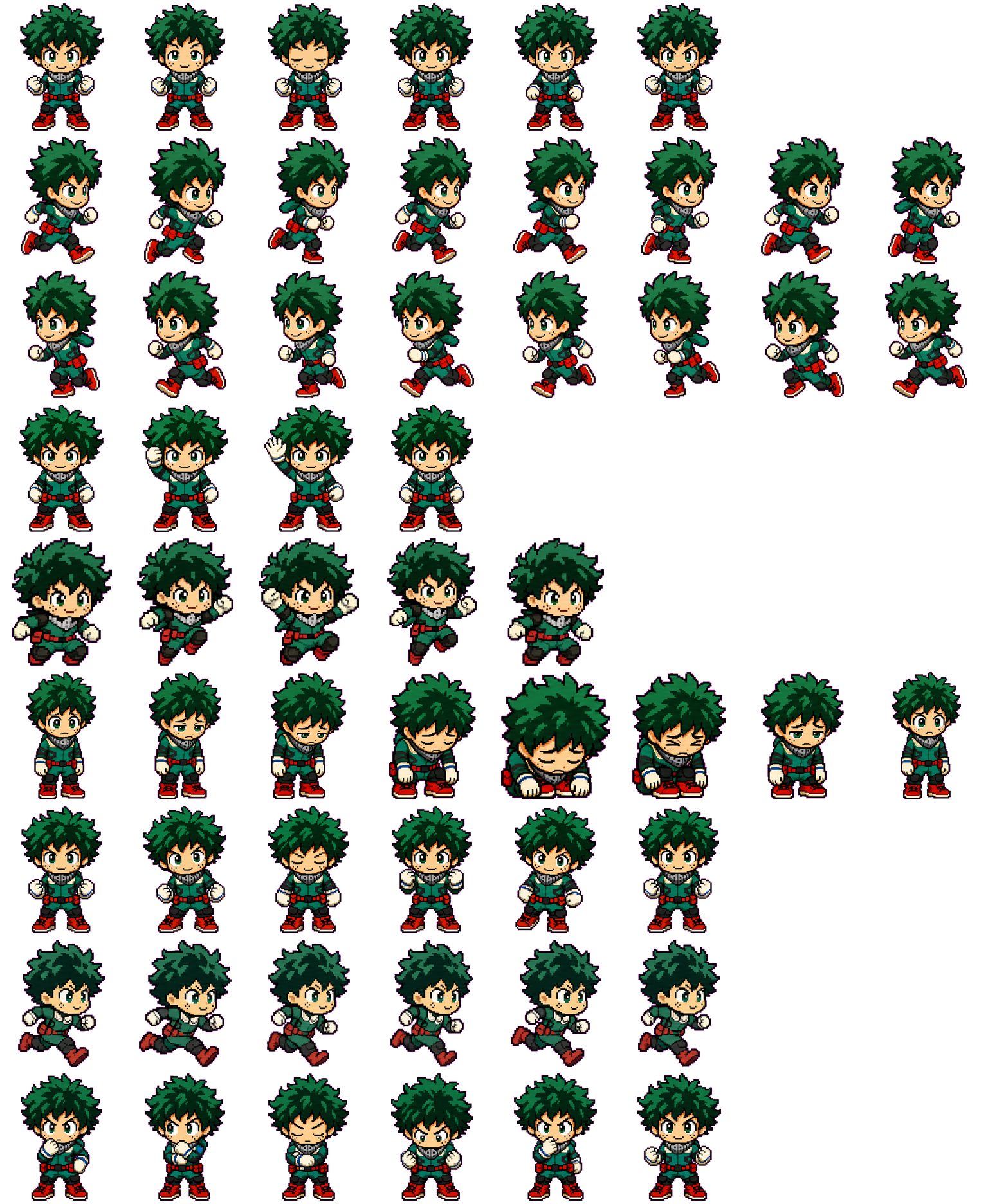 Deku spritesheet preview