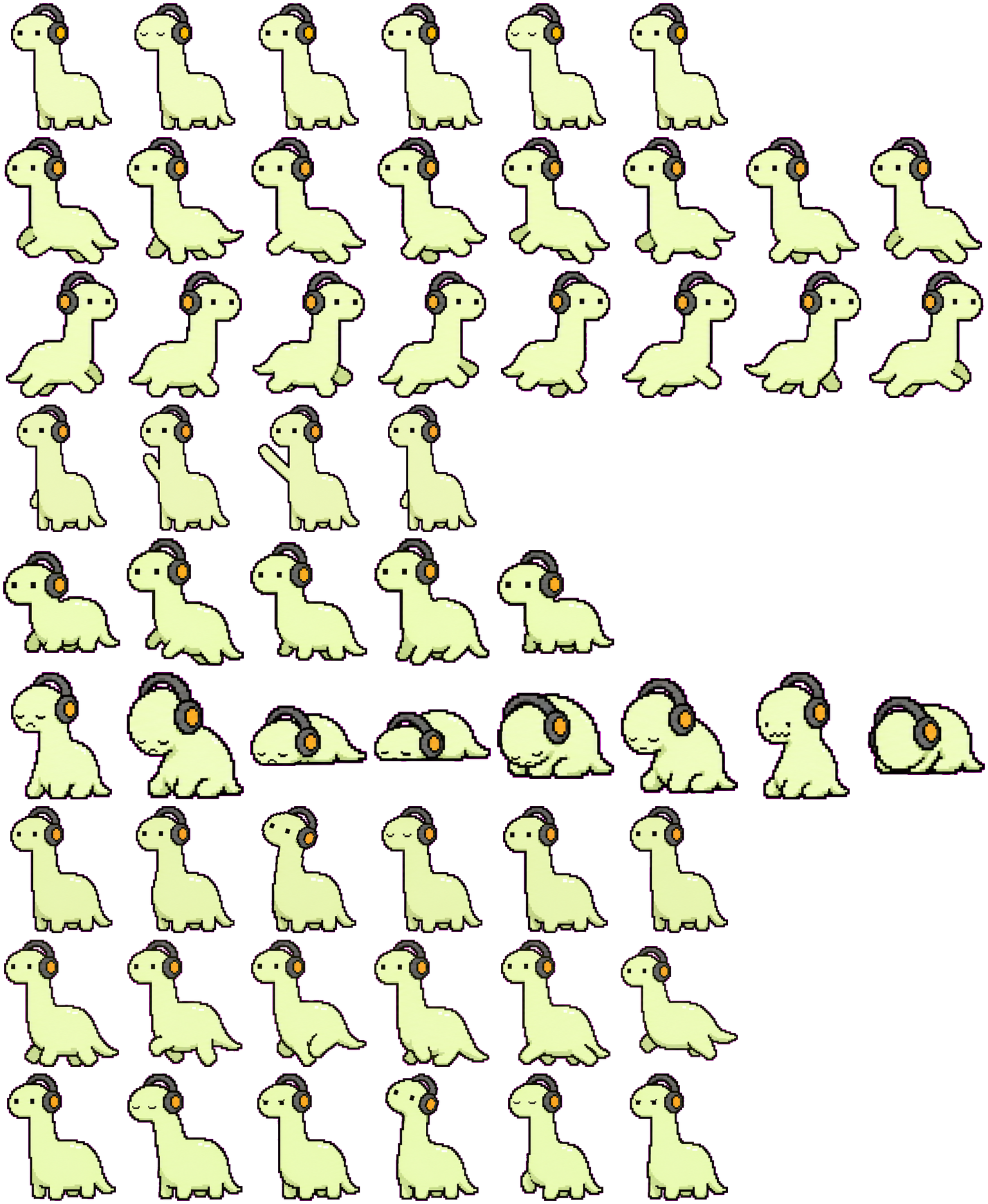 DenoTune spritesheet preview