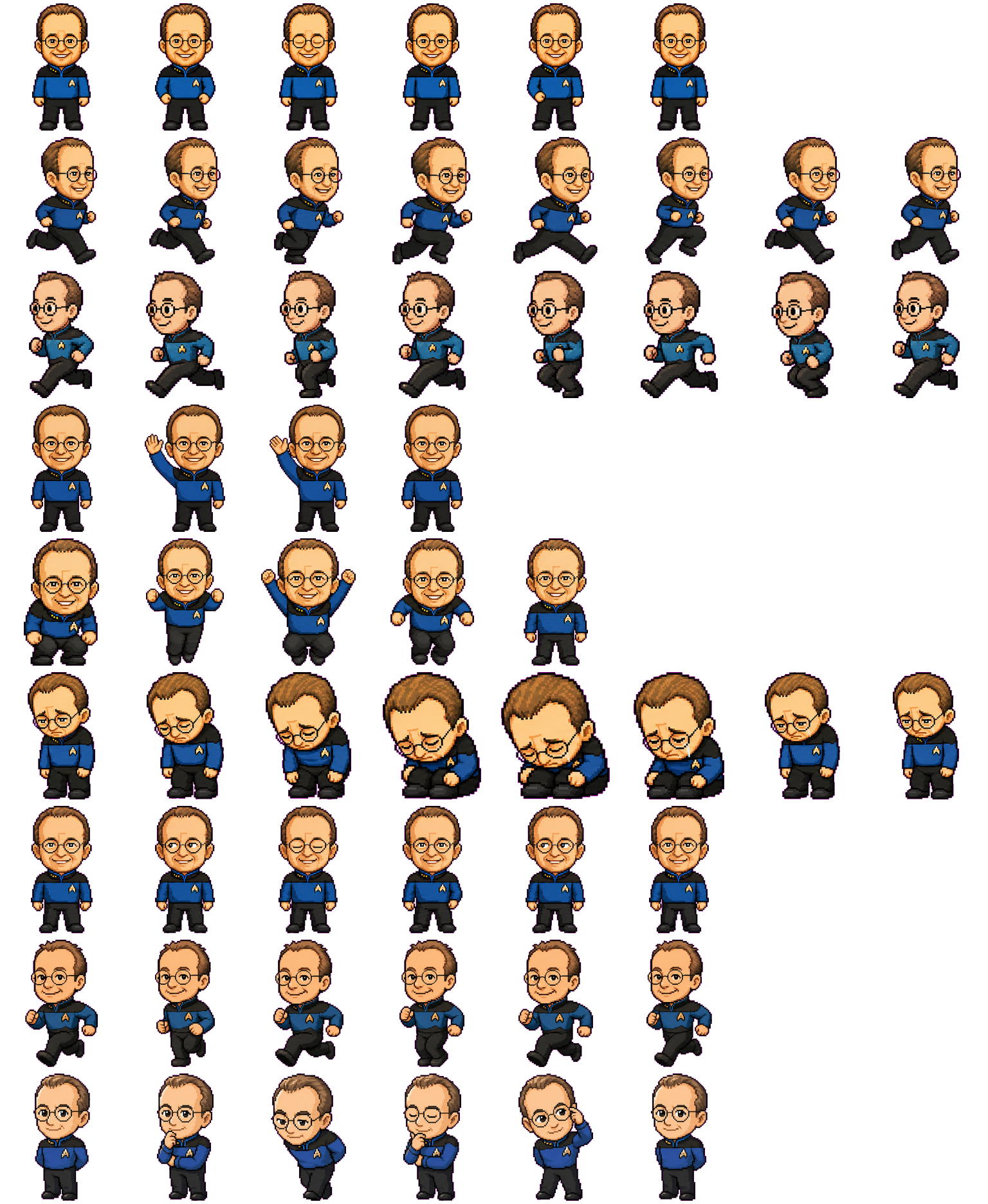 Derya spritesheet preview