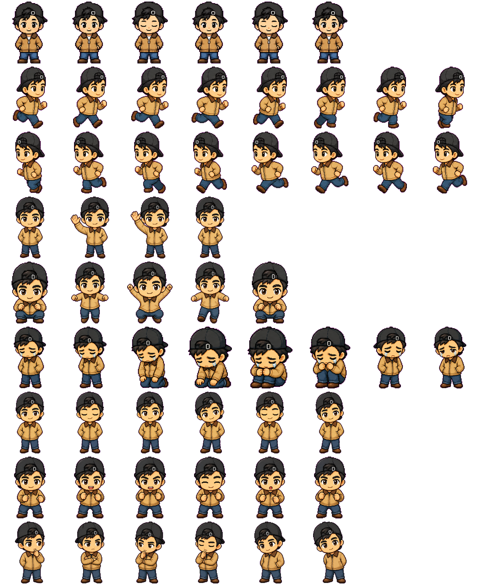 Devesh spritesheet preview