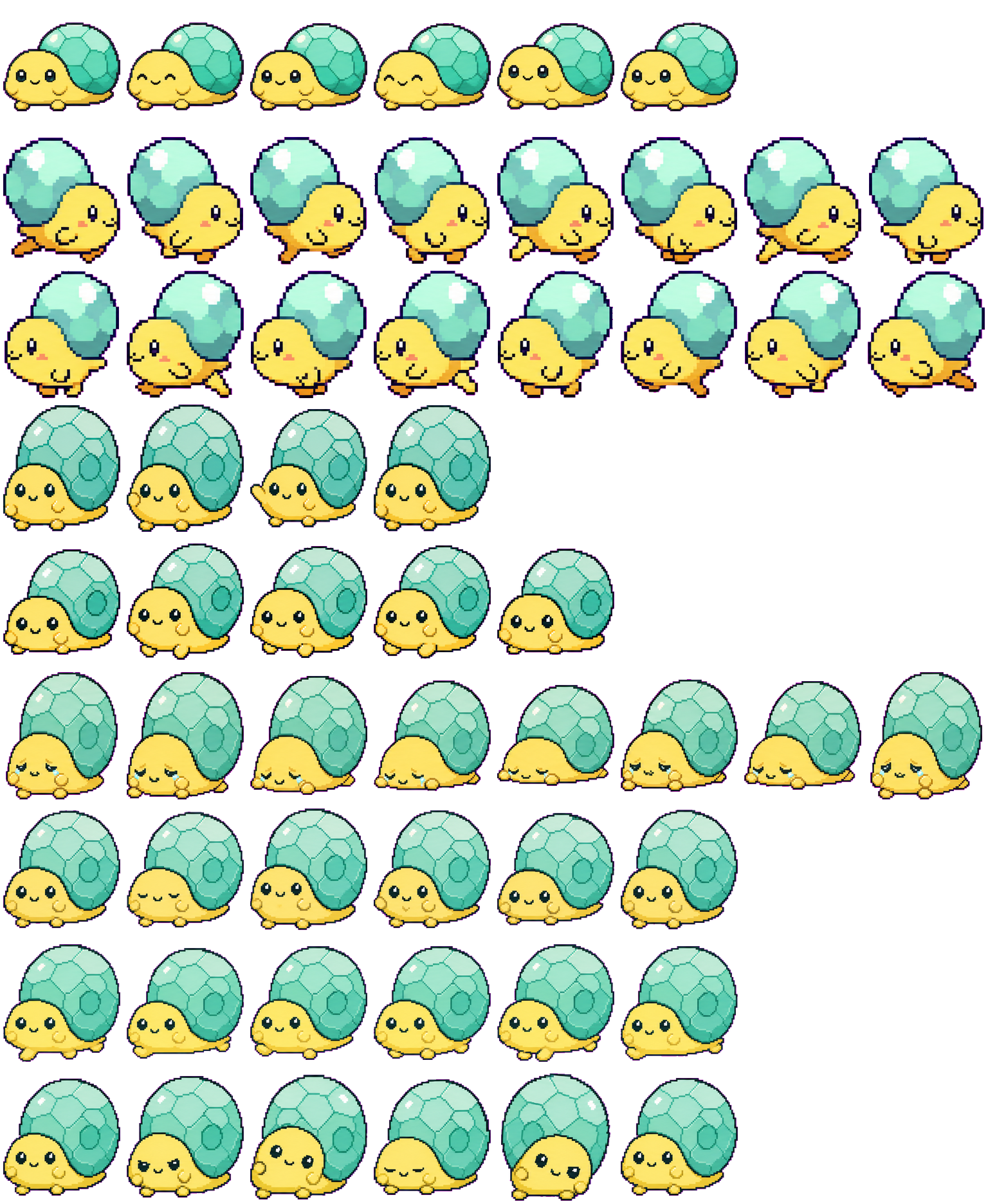 Dewsnail spritesheet preview