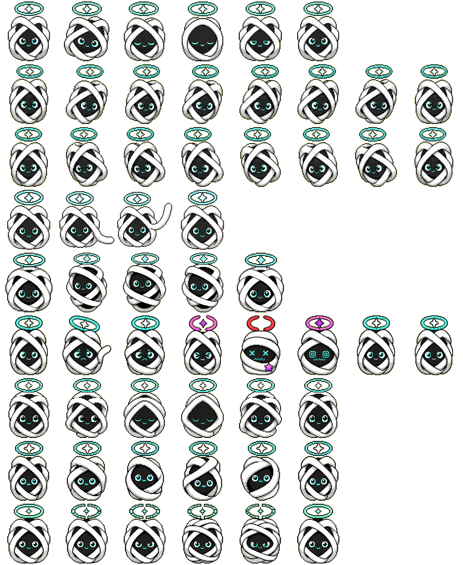 Dex✦ spritesheet preview
