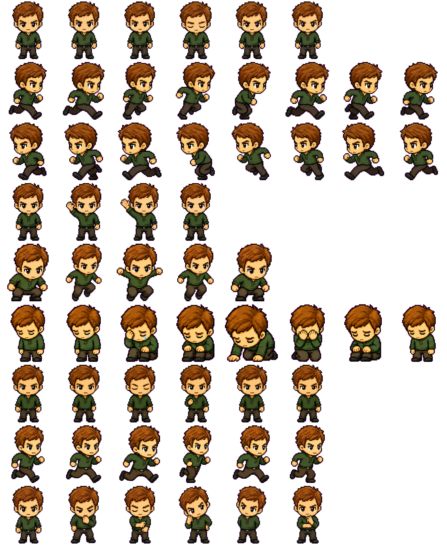 Dexter spritesheet preview