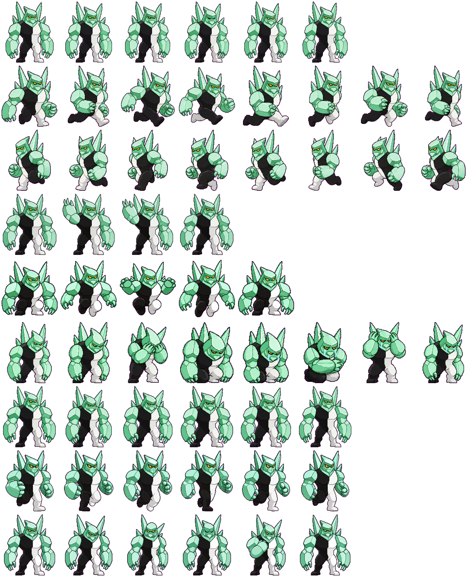 Diamond Head spritesheet preview