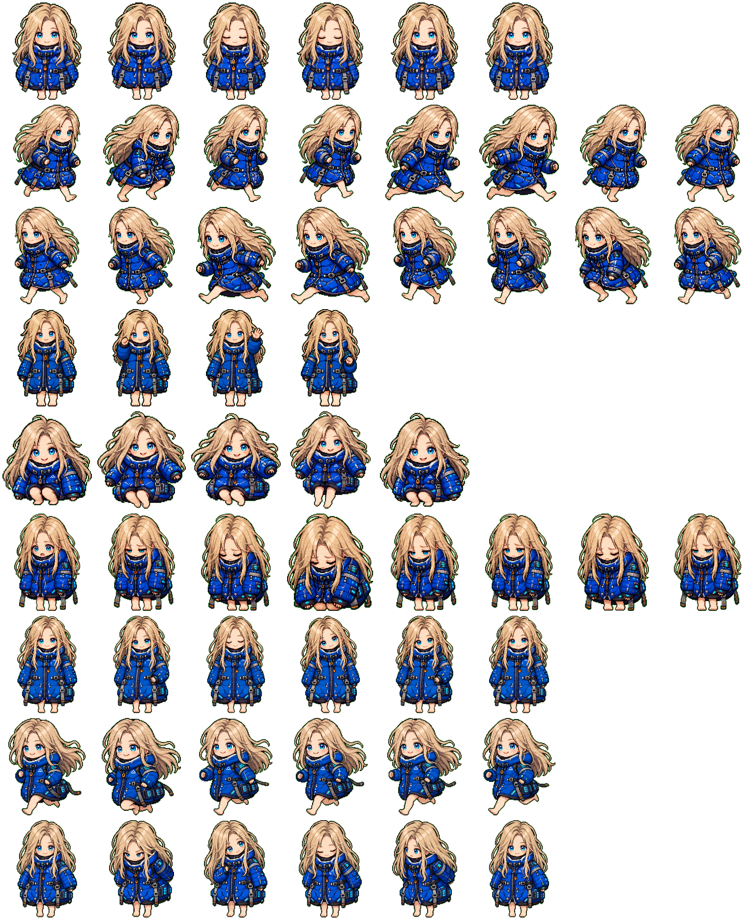 Diana spritesheet preview