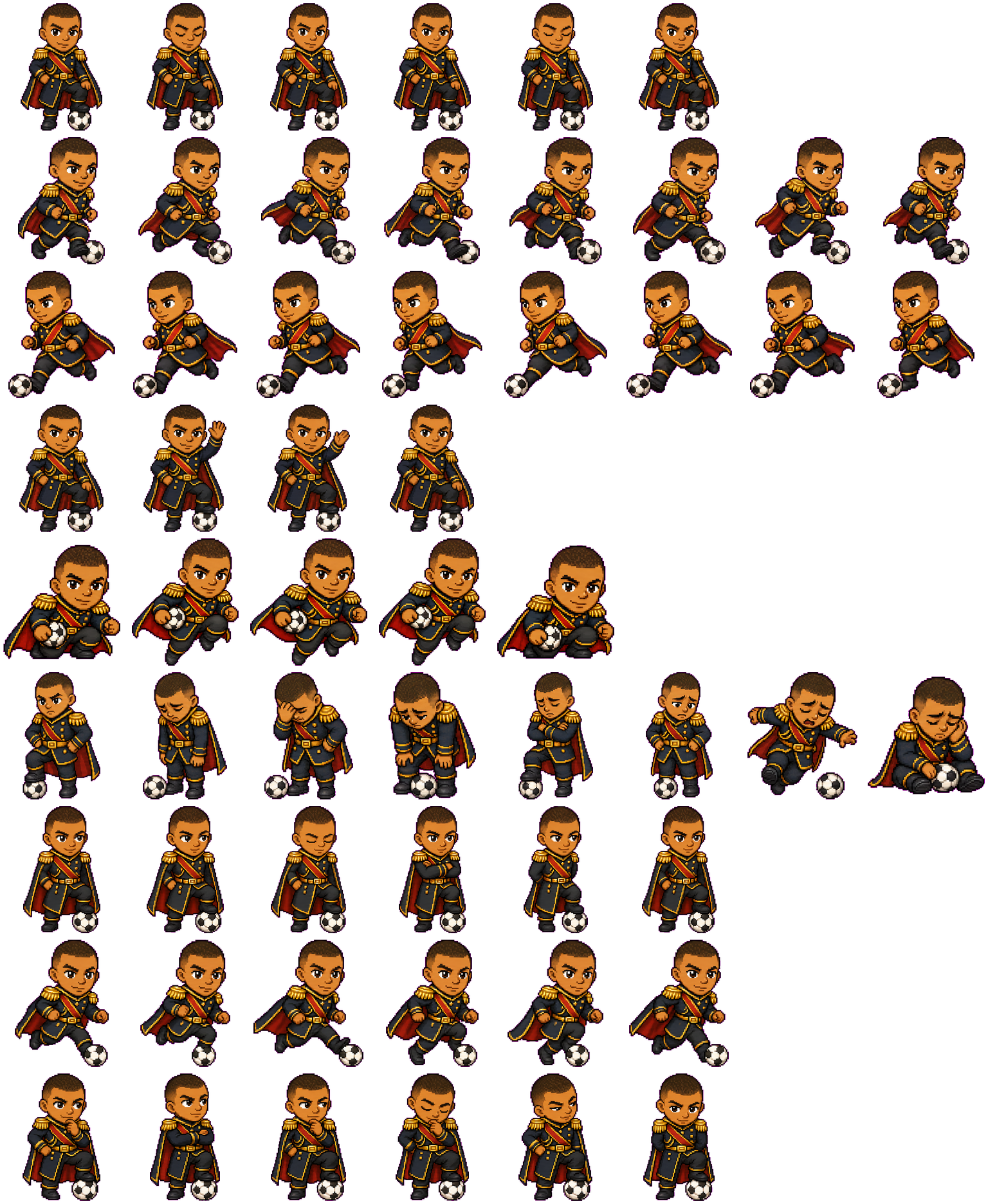 Dictator Mbappe spritesheet preview
