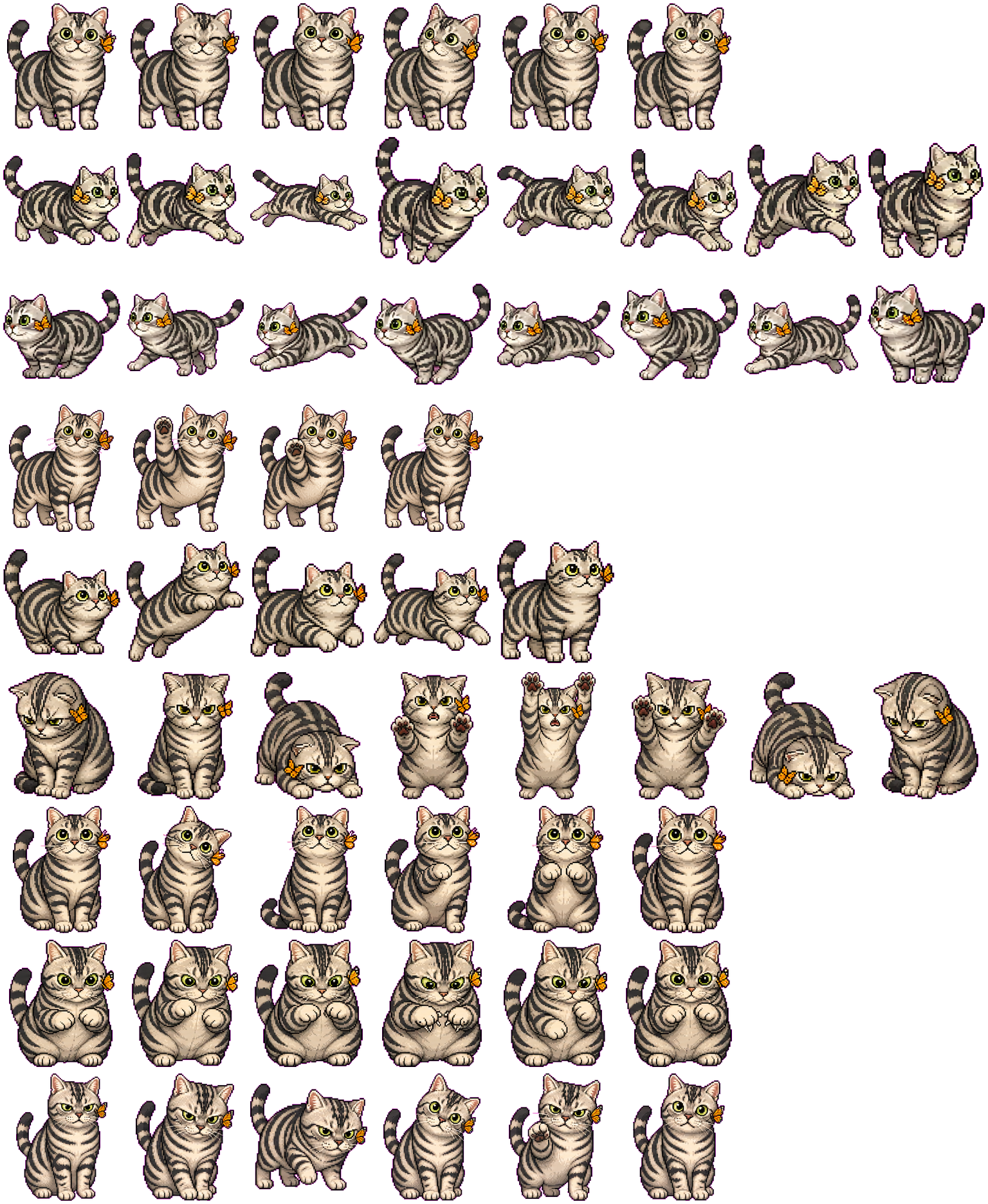 diffy cat Codex Pet アニメーションデスクトップペットのプレビュー