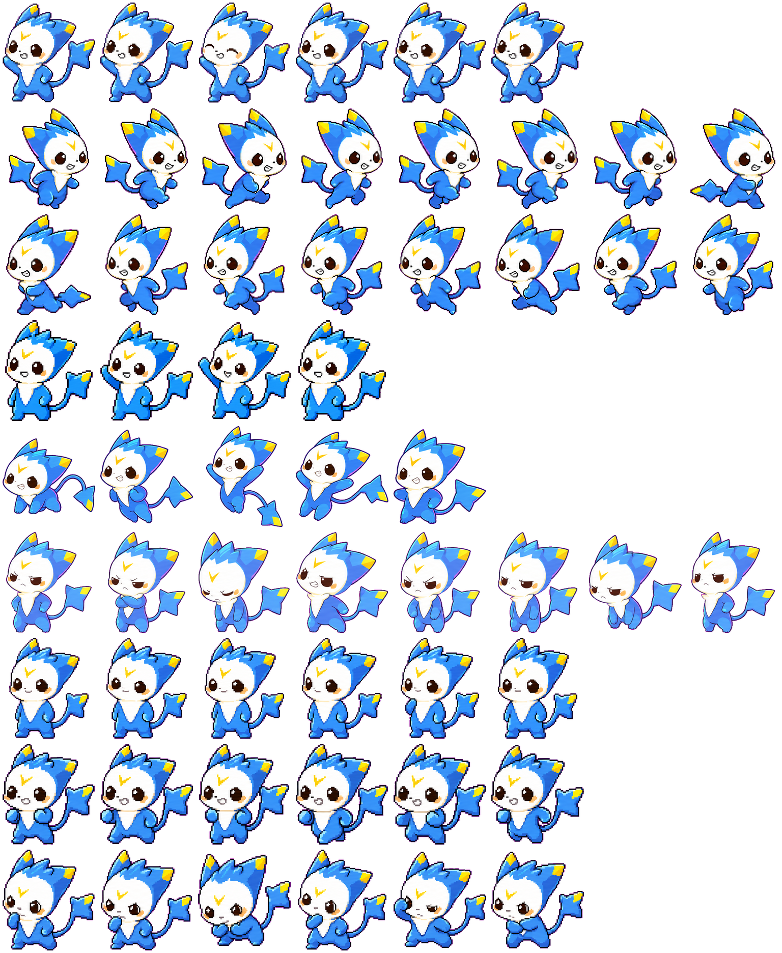 Dimo spritesheet preview