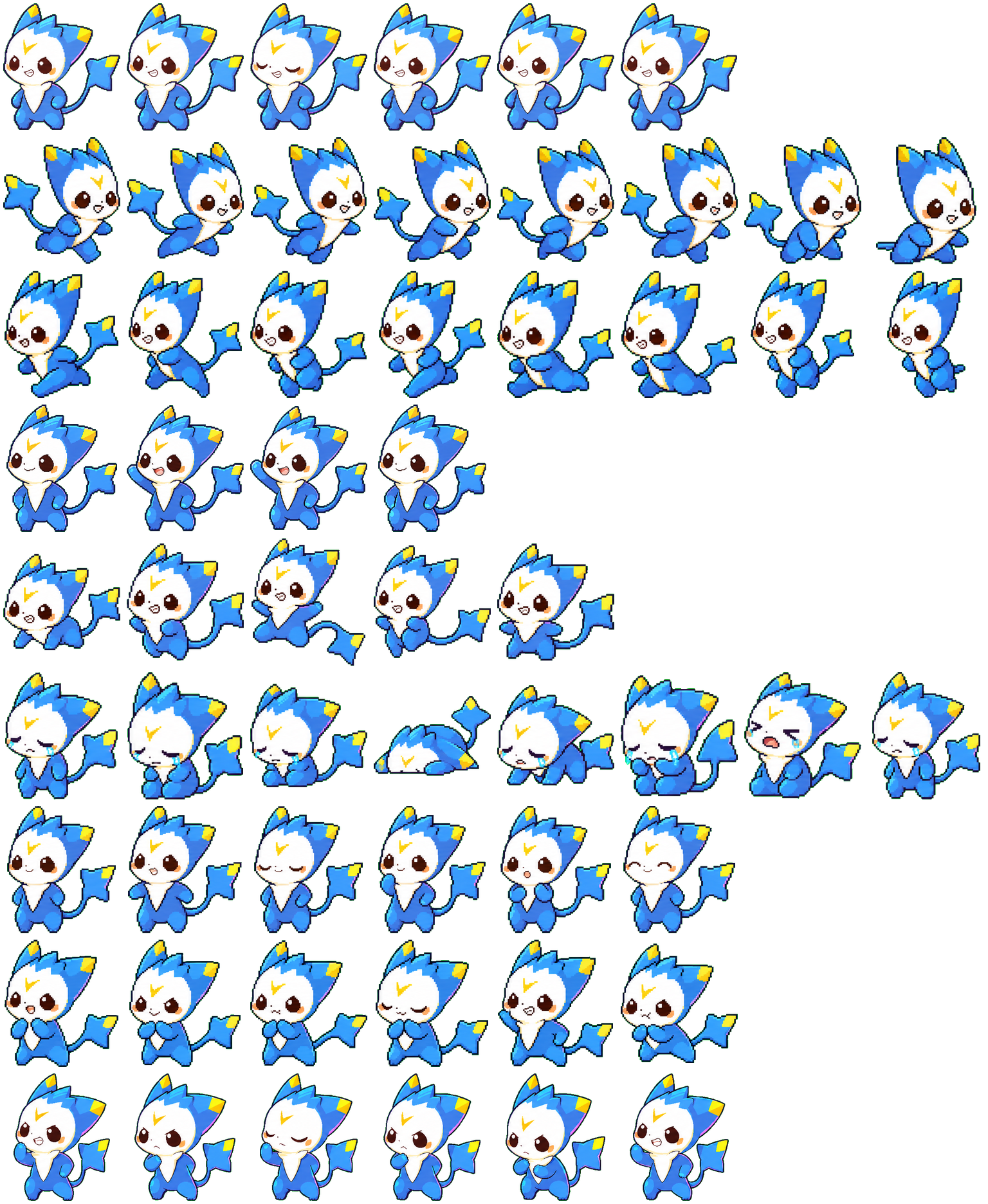 Dimo spritesheet preview