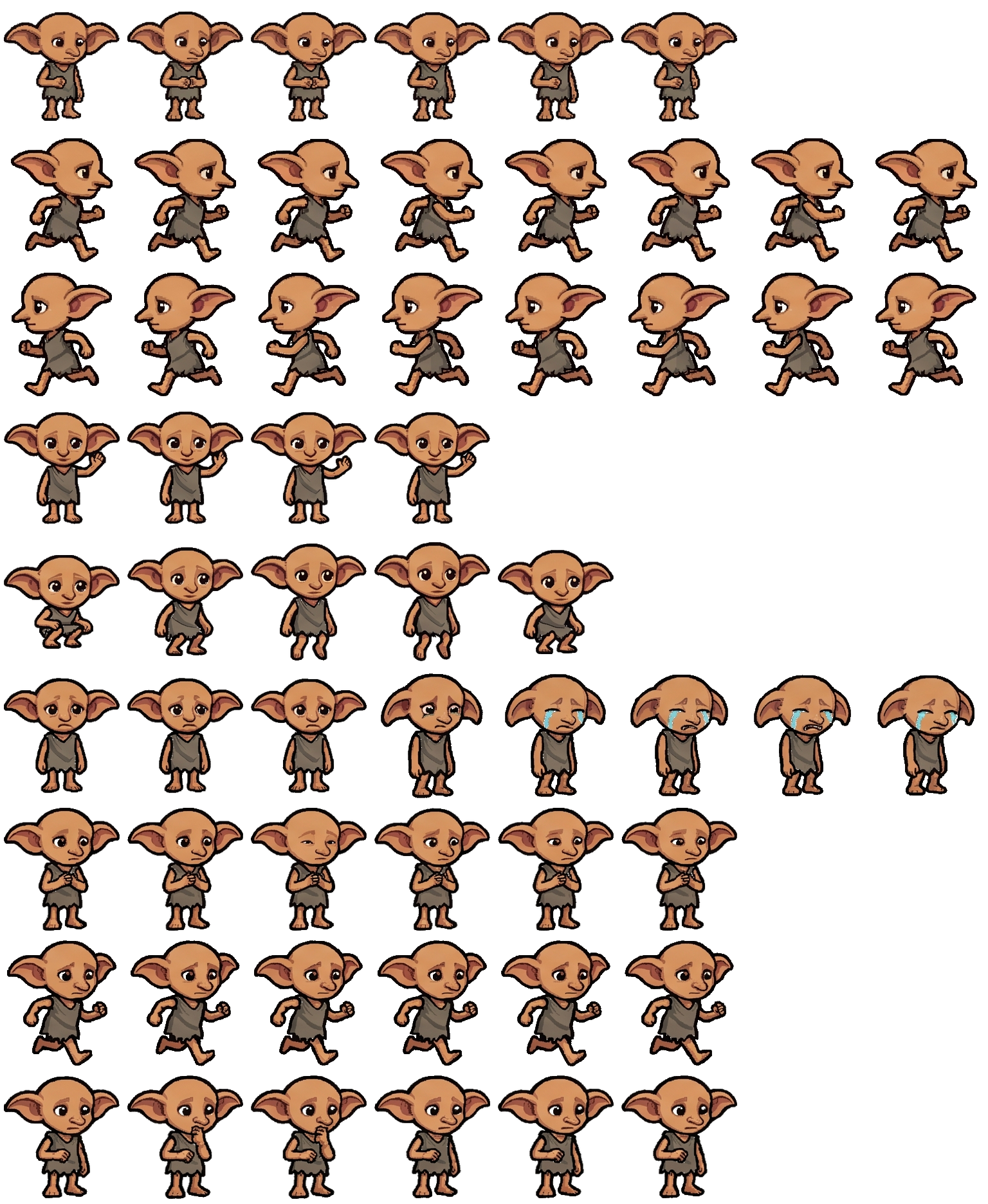 Dobby spritesheet preview