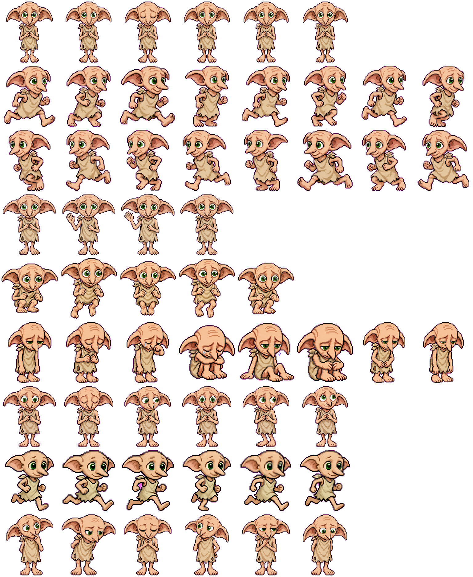 Dobby spritesheet preview
