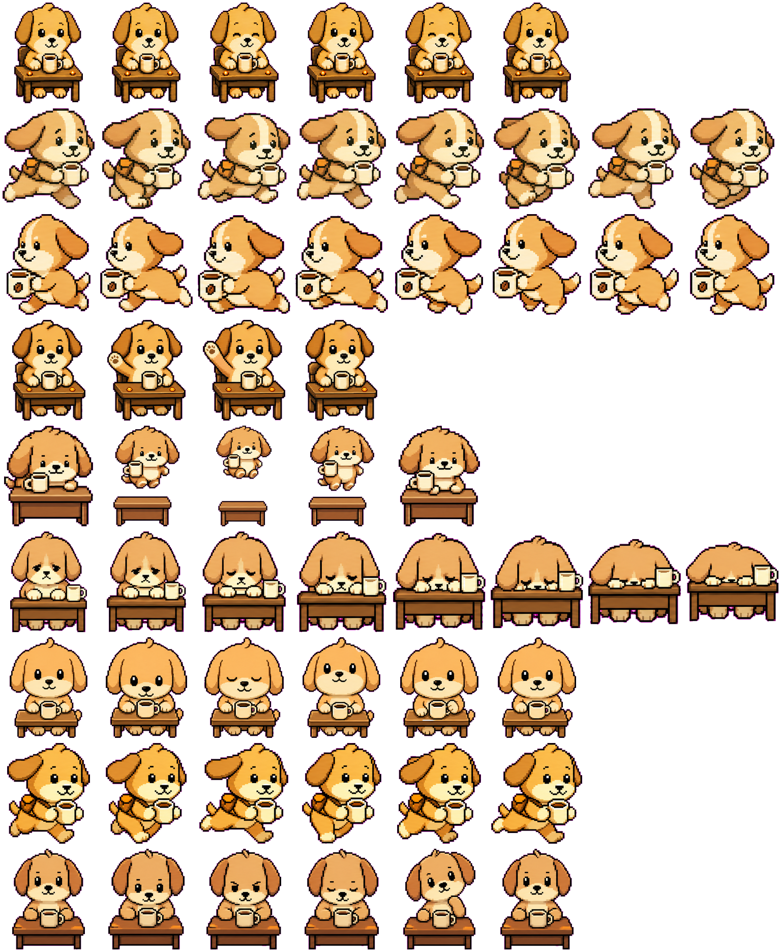 DogAlright spritesheet preview