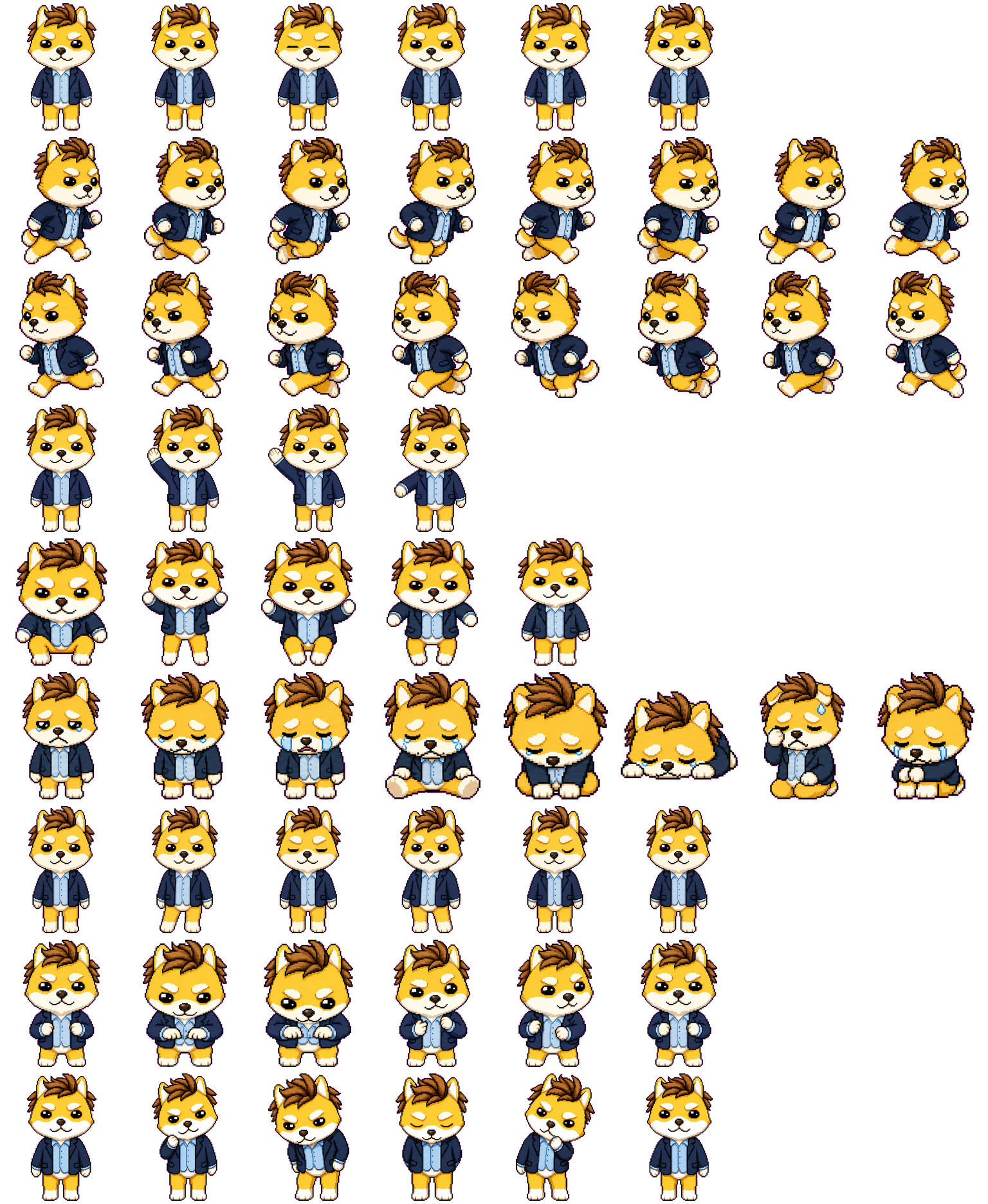 Dogelon Mars spritesheet preview