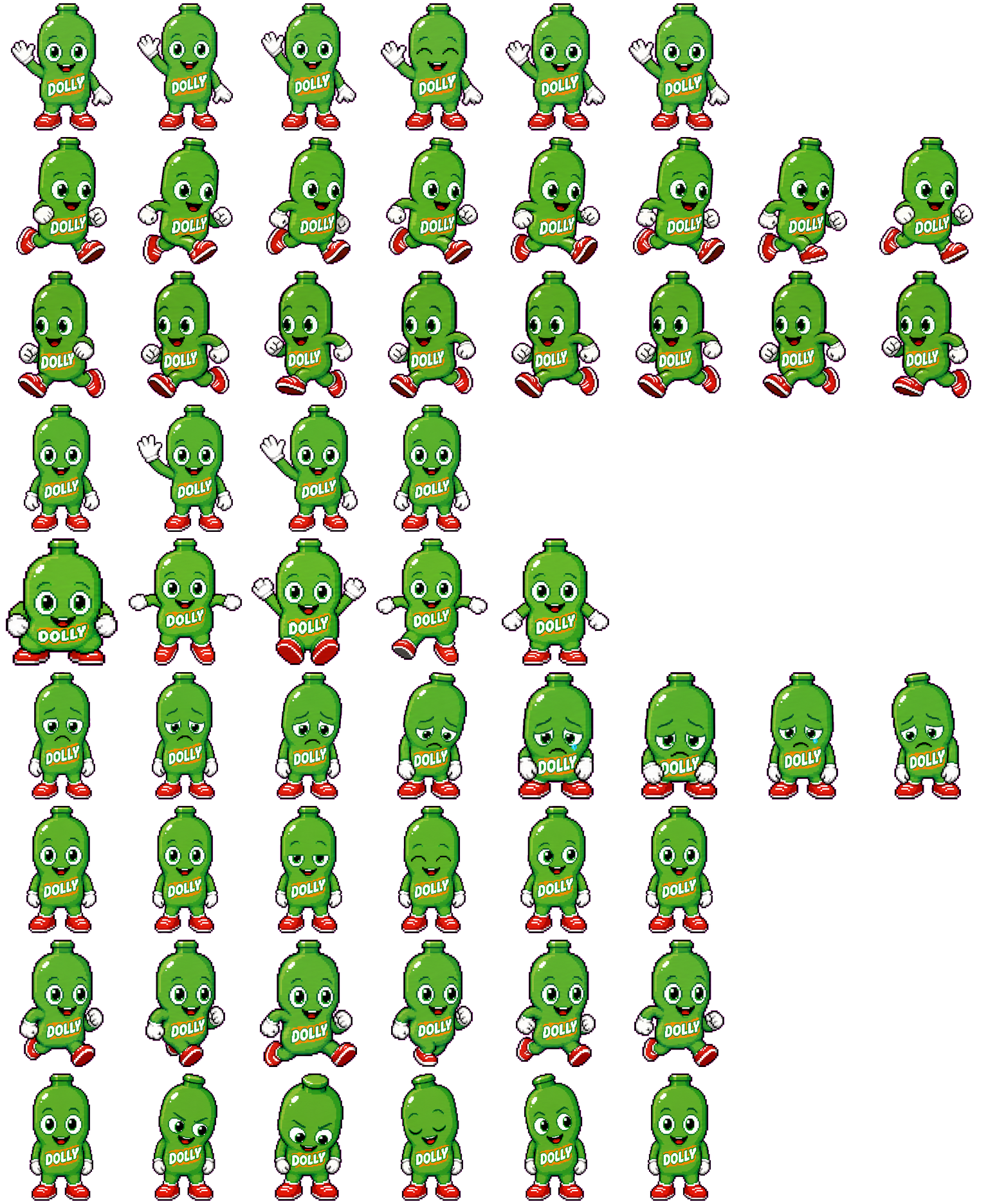 Dollynho spritesheet preview