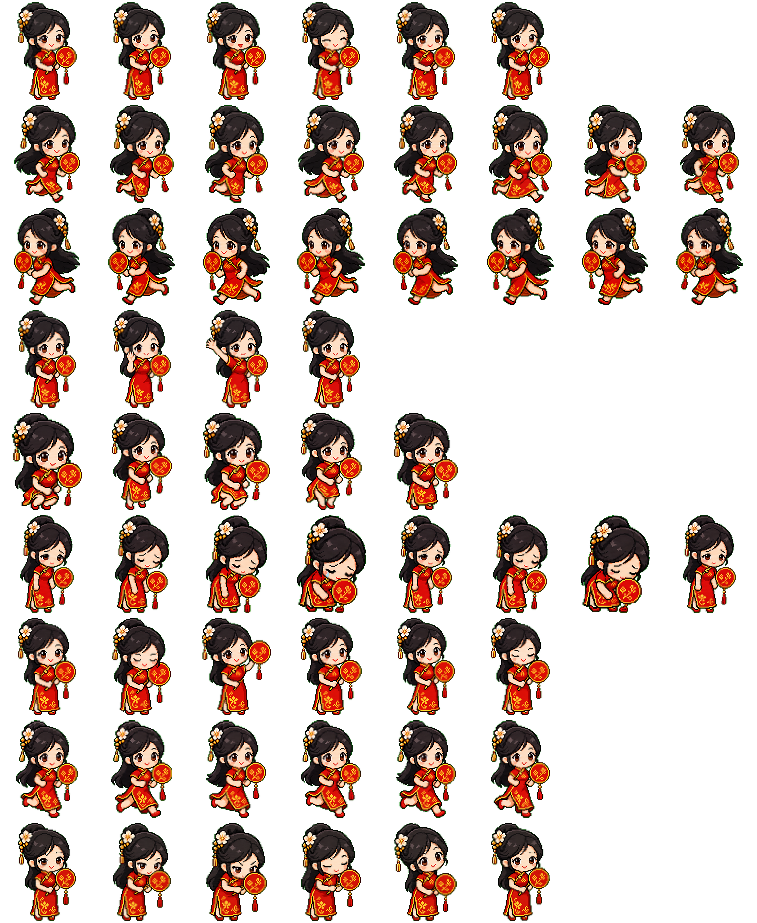 东方新娘 spritesheet preview