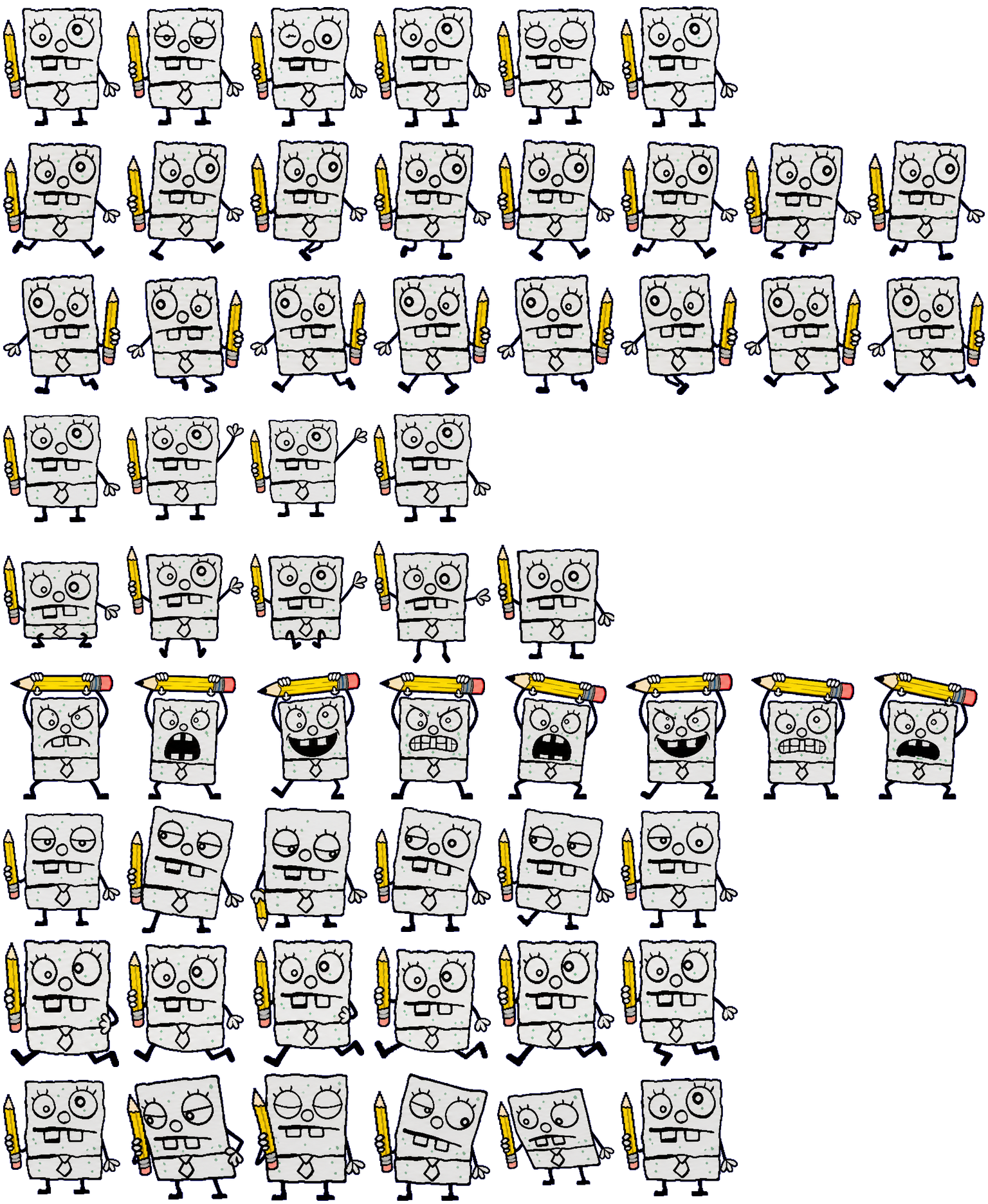 Doodle Bob spritesheet preview