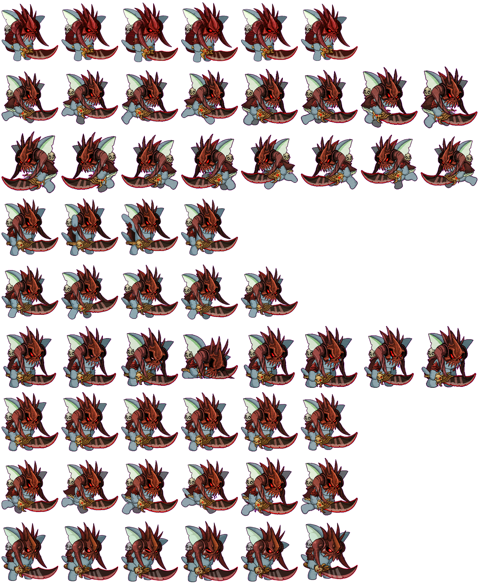 Doomblade spritesheet preview