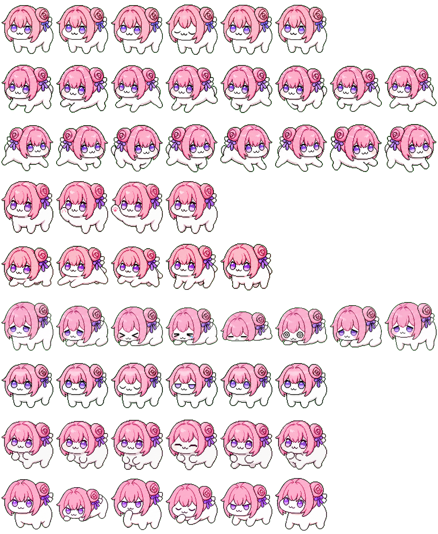 Doro粉狗 spritesheet preview