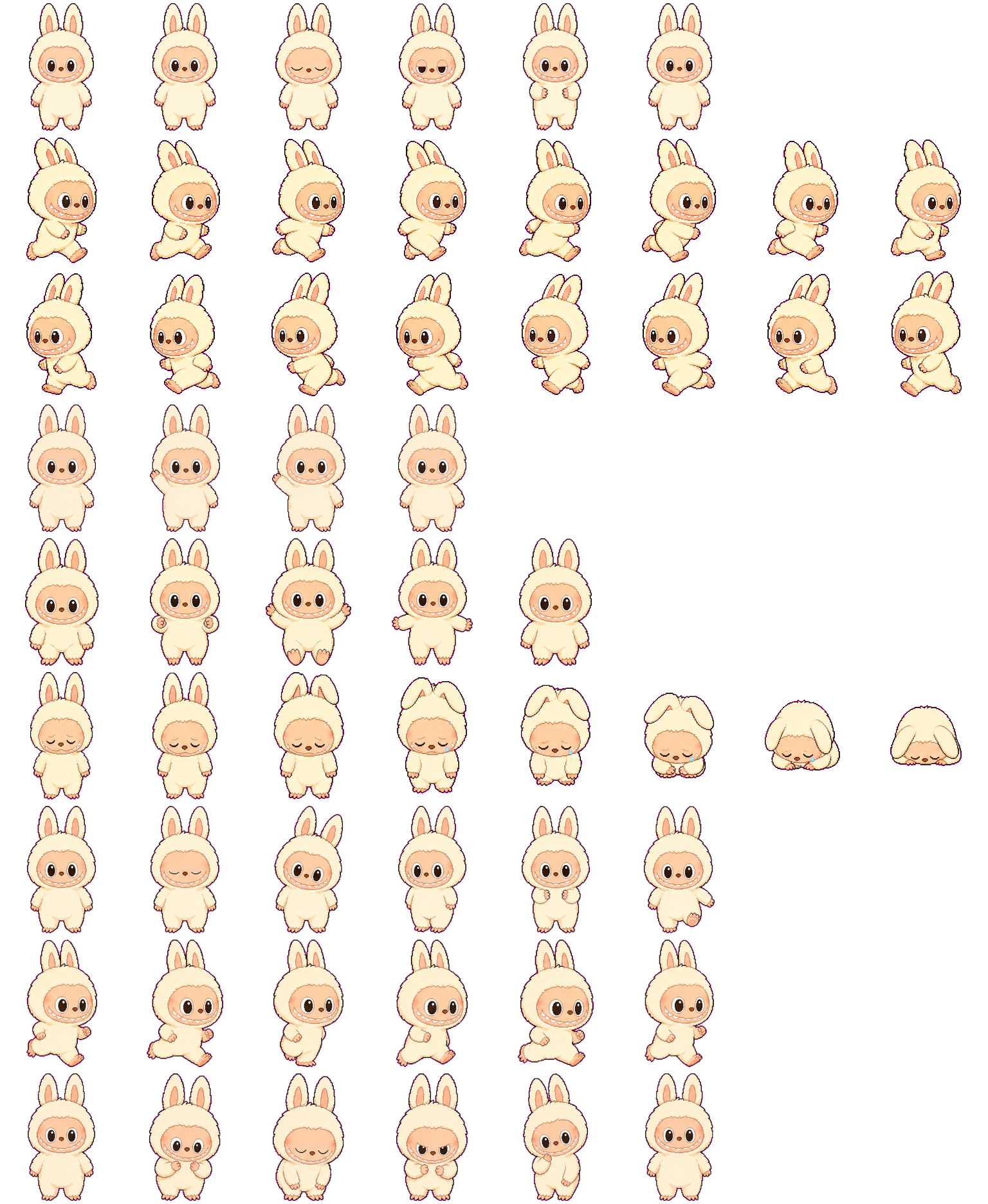 豆乳嘟嘟 spritesheet preview