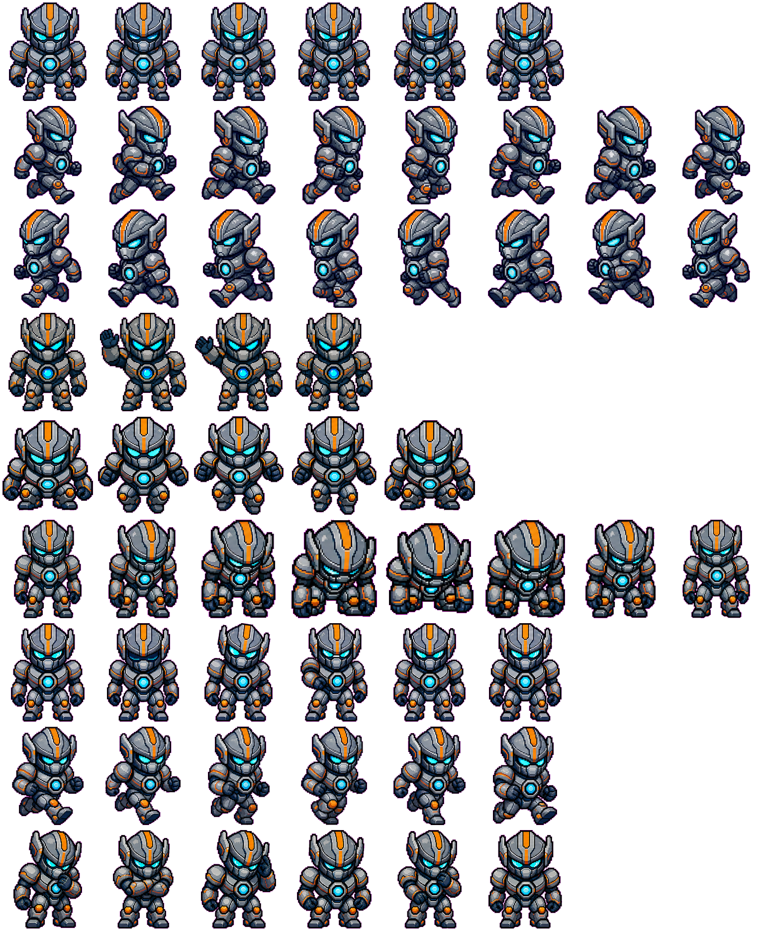 Drift Steel spritesheet preview
