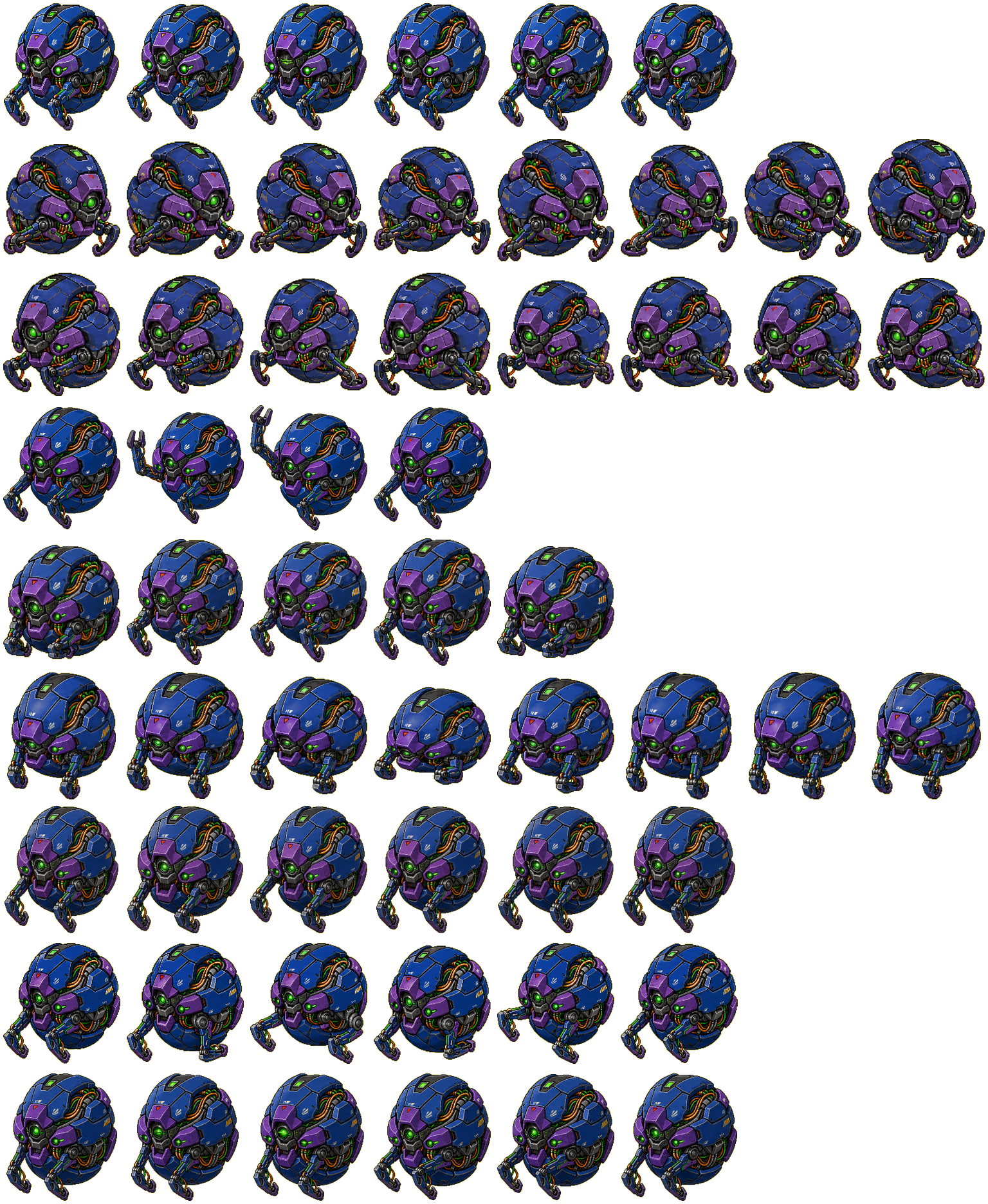 Droon spritesheet preview